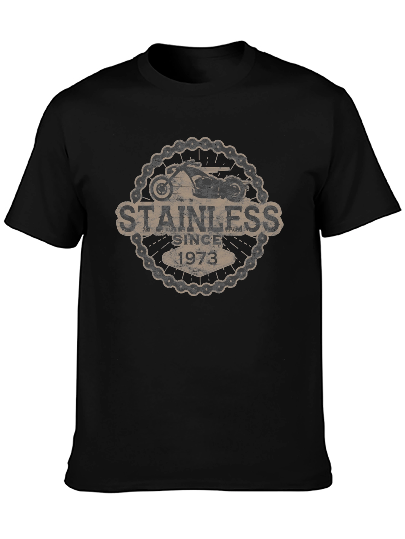 Stainless Since 1973 Motorcycle T-Shirt