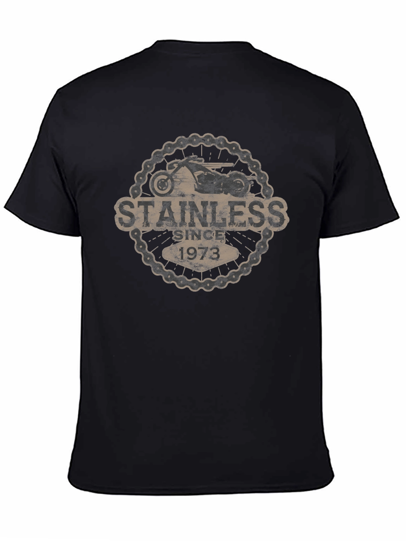 Stainless Since 1973 Motorcycle T-Shirt