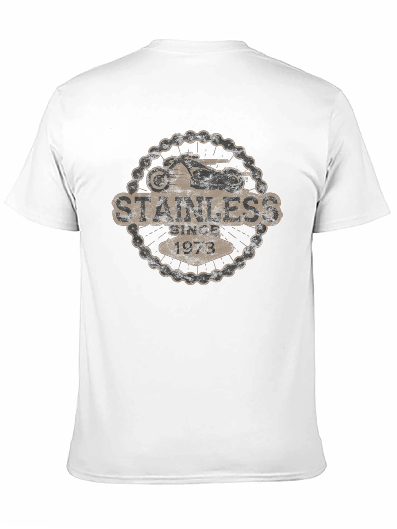 Stainless Since 1973 Motorcycle T-Shirt
