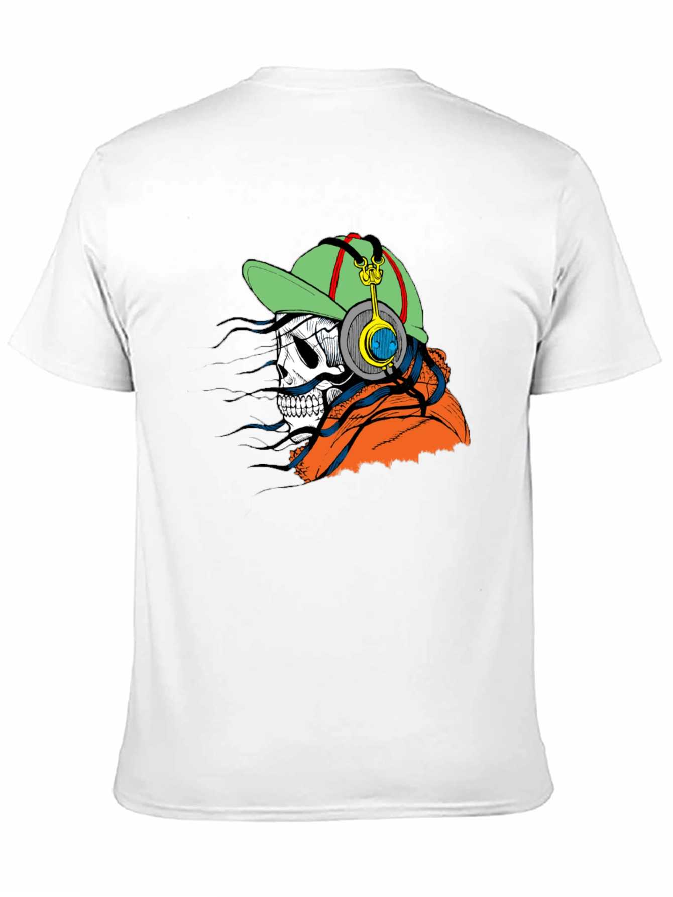 Skull DJ Black T-Shirt