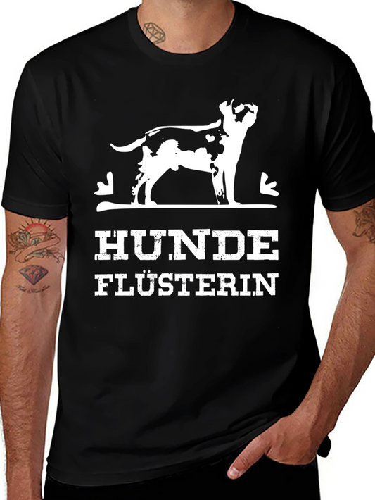 Hunde Flusterin Dog Whisperer Graphic Tee - Black
