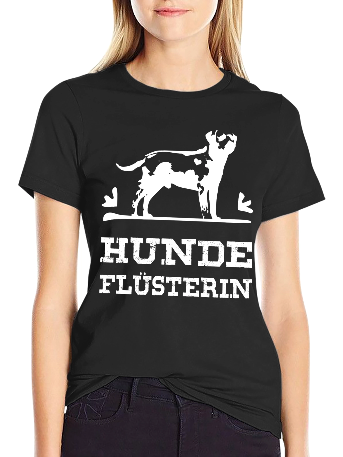 Hunde Flusterin Dog Whisperer Graphic Tee - Black