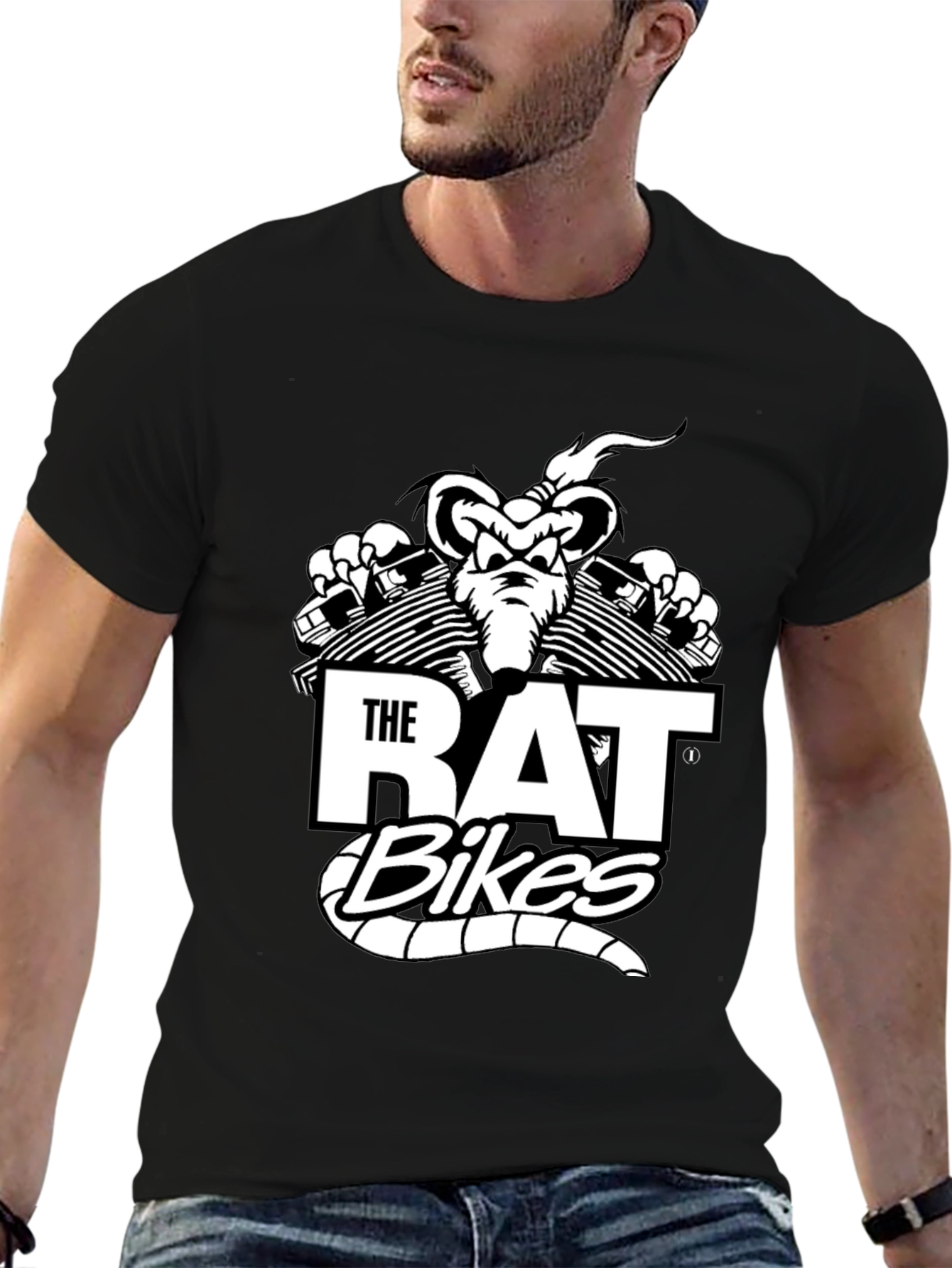 The Rat Bikes Graphic T-Shirt - Cool Biker Tee