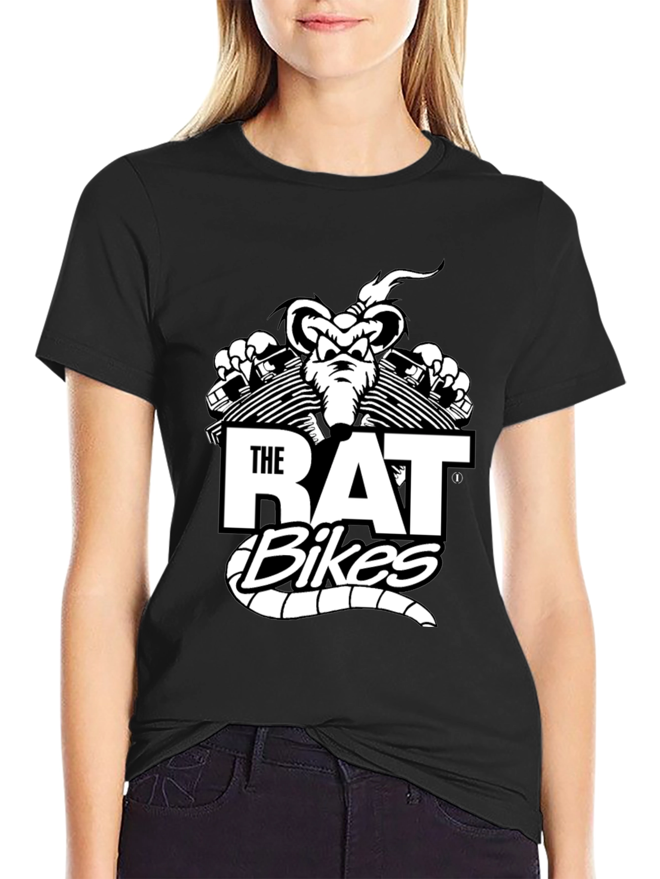 The Rat Bikes Graphic T-Shirt - Cool Biker Tee
