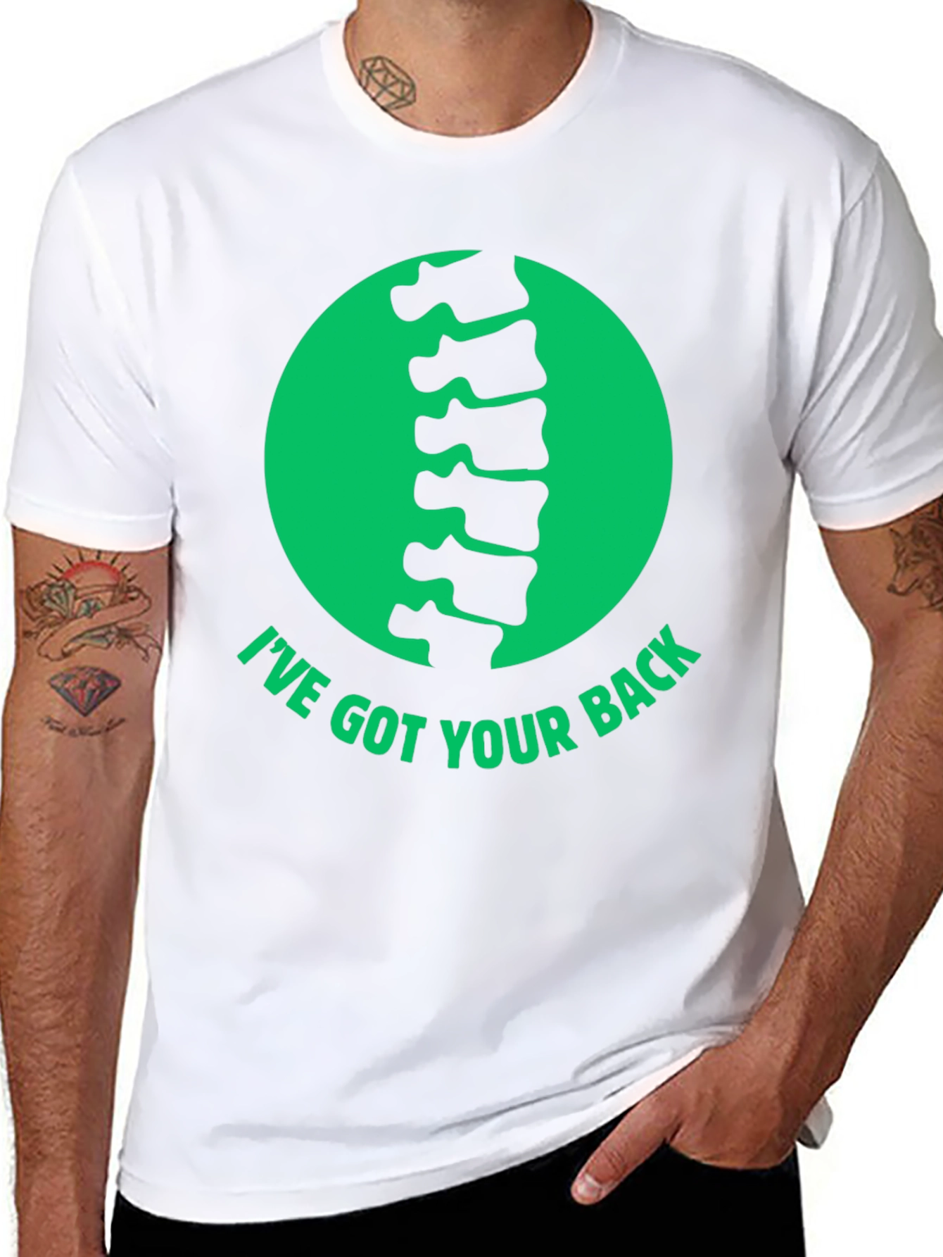 Ive Got Your Back Funny Spine T-Shirt