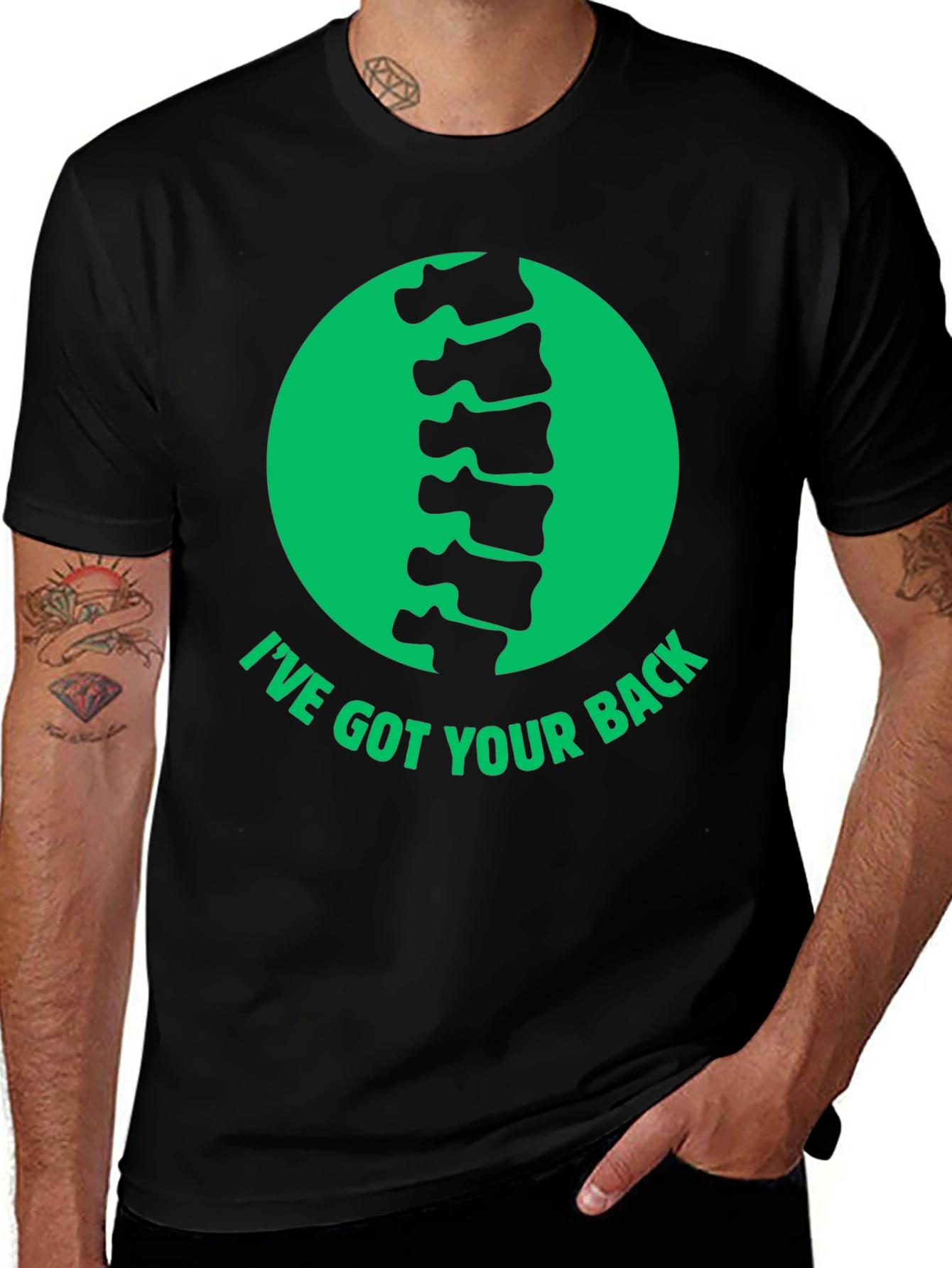 Ive Got Your Back Funny Spine T-Shirt