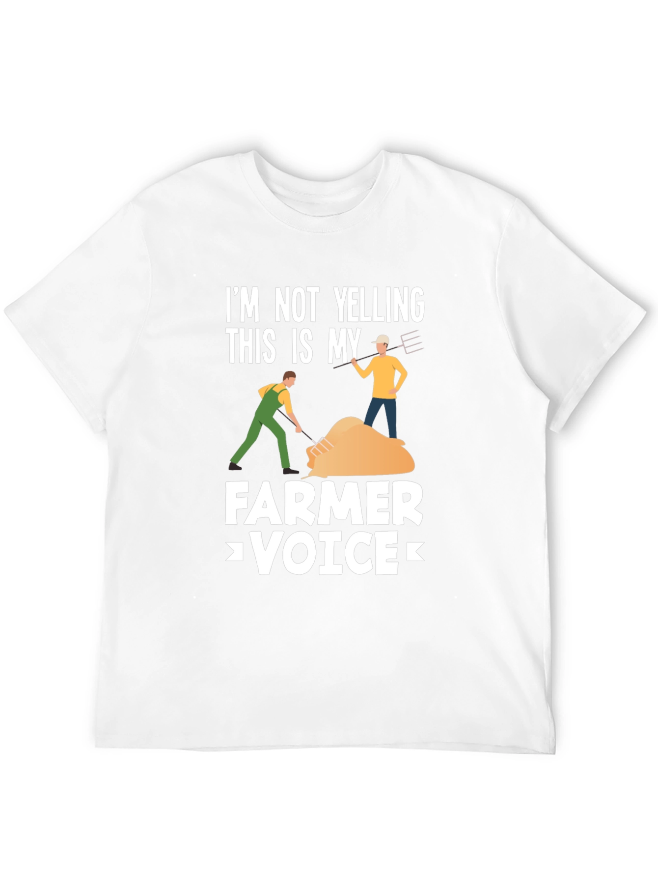 Farmer Voice T-Shirt - Novelty Graphic Tee