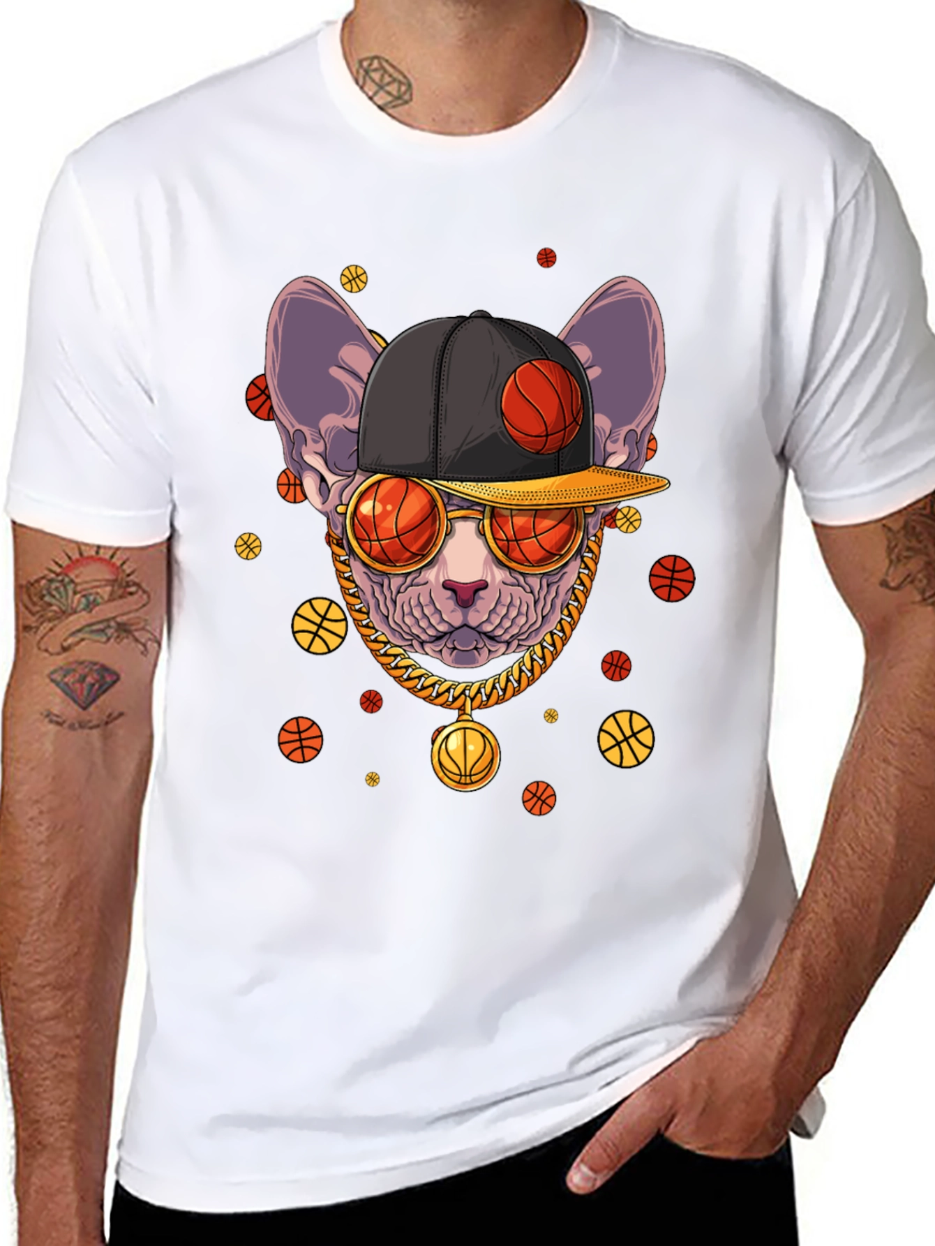 Cool Cat Basketball T-Shirt