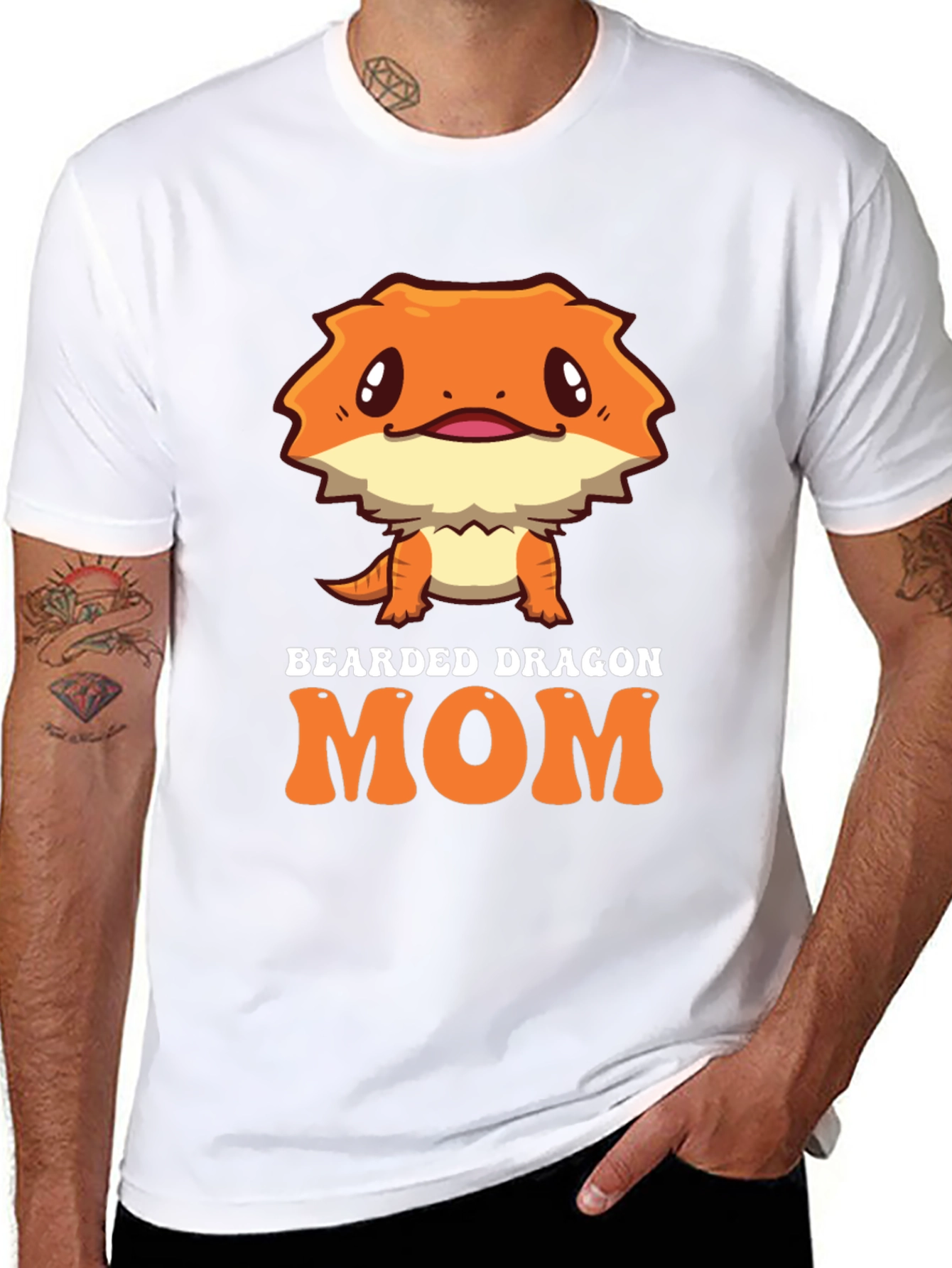 Bearded Dragon Mom Graphic Tee