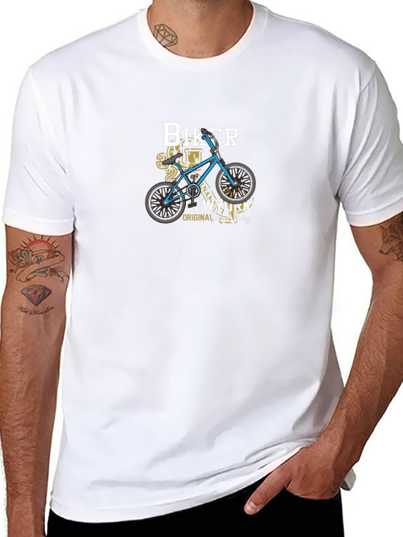 Biker New York Graphic Tee