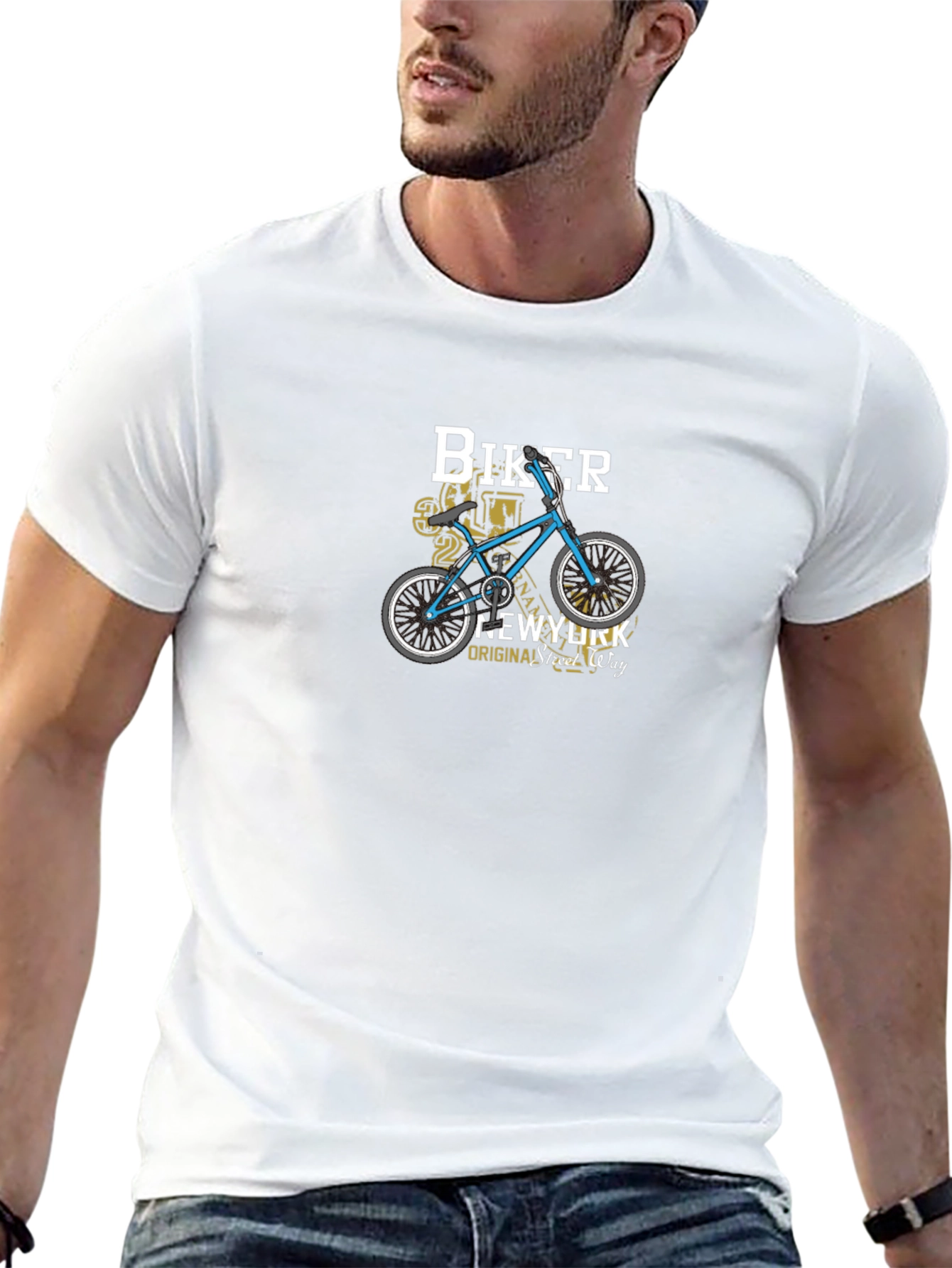 Biker New York Graphic Tee