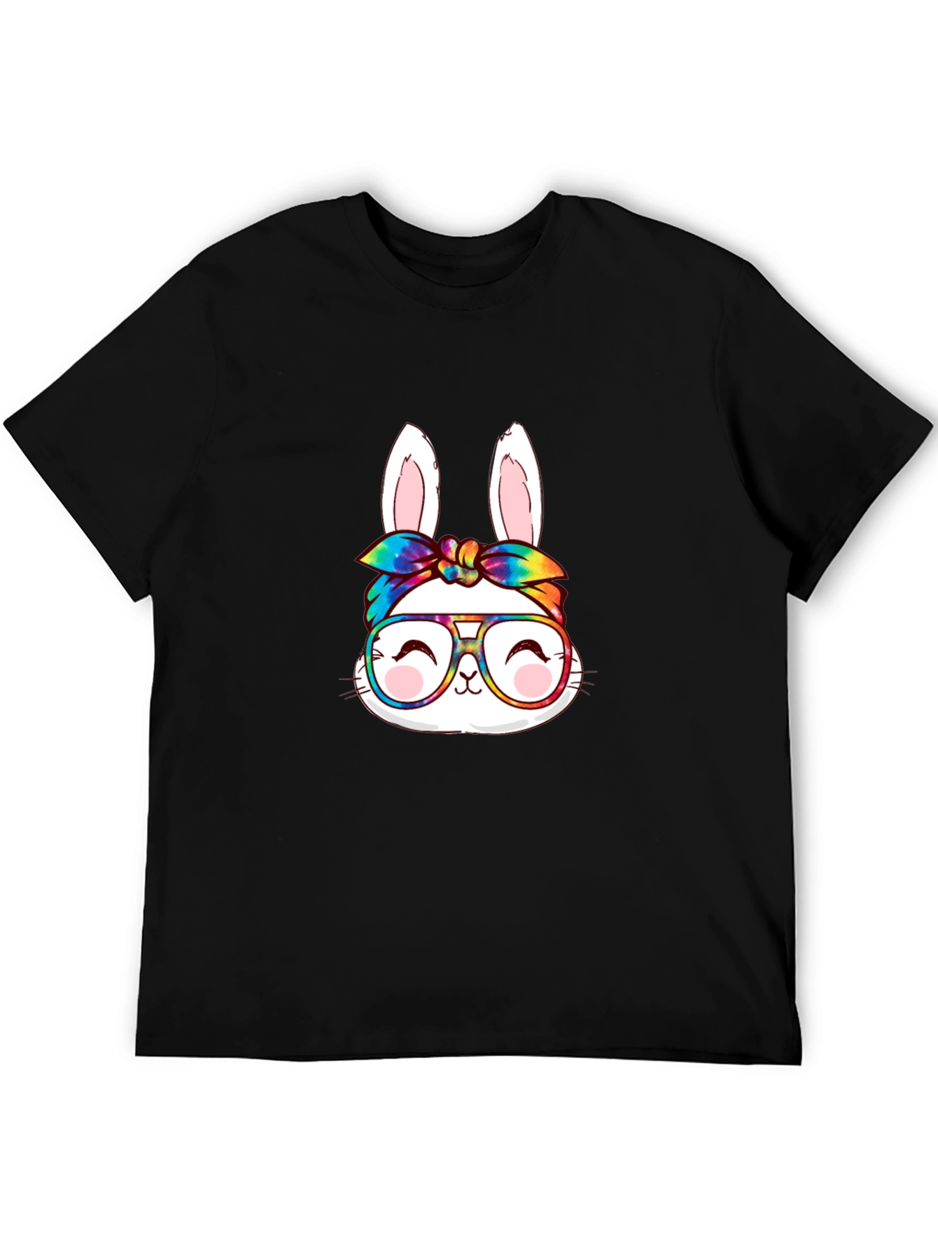 Bunny with Glasses Graphic T-Shirt
