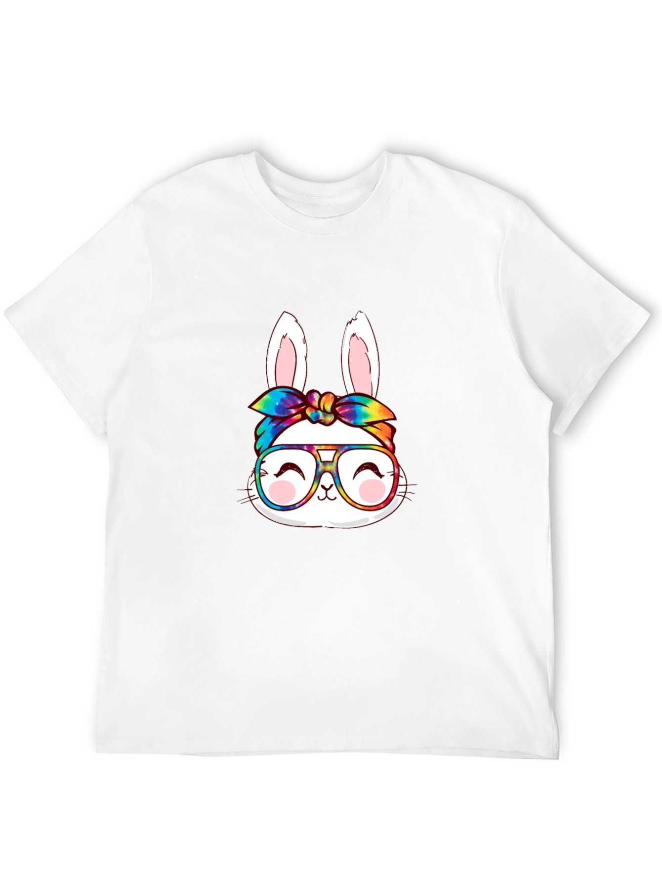 Bunny with Glasses Graphic T-Shirt