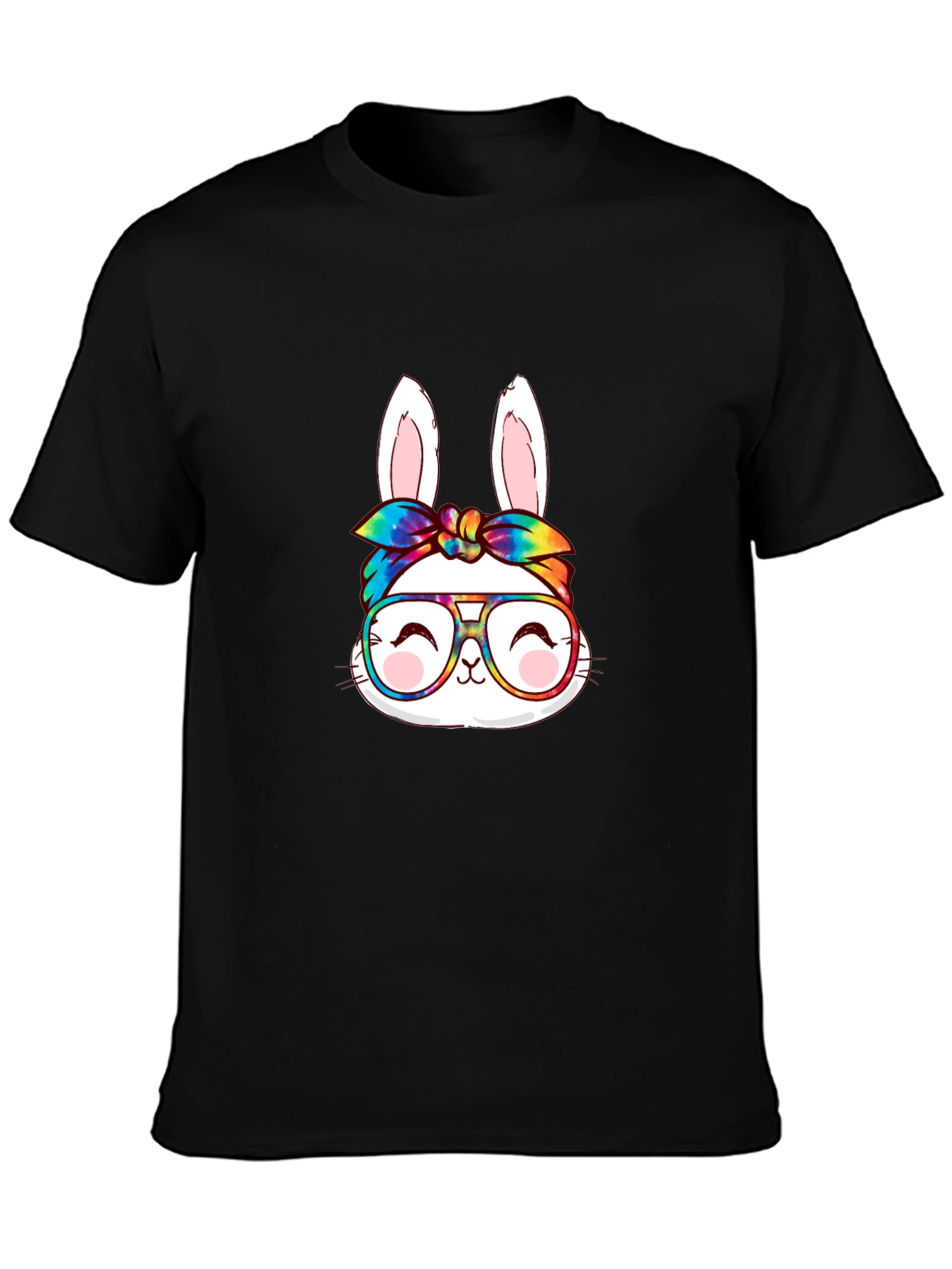 Bunny with Glasses Graphic T-Shirt