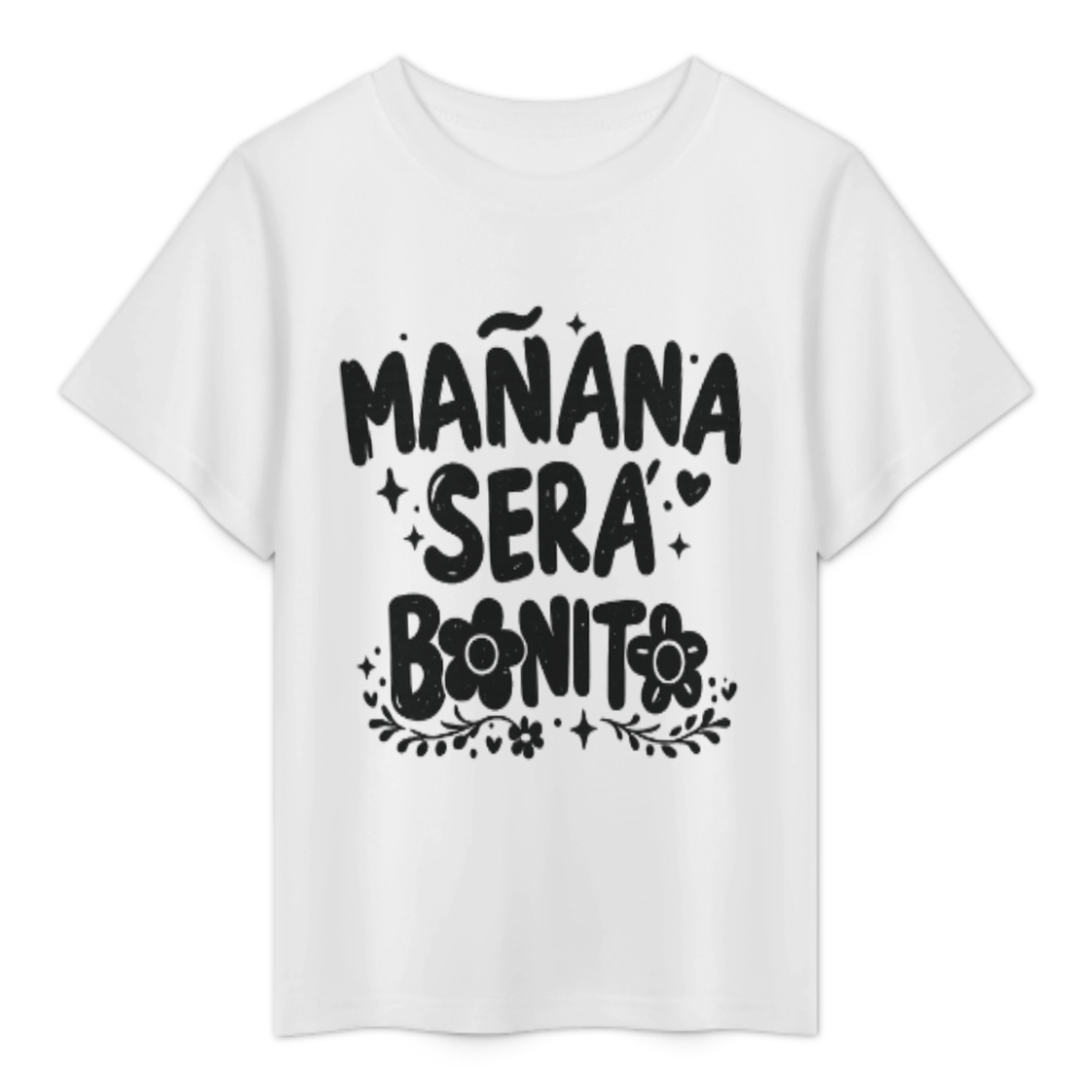 Positive Quote Graphic Tee, Retro Typography Streetwear Shirt, Oversized Inspirational T-Shirt, Minimal Monochrome Casual Top, Trendy Everyday Fashion Tee(z547)