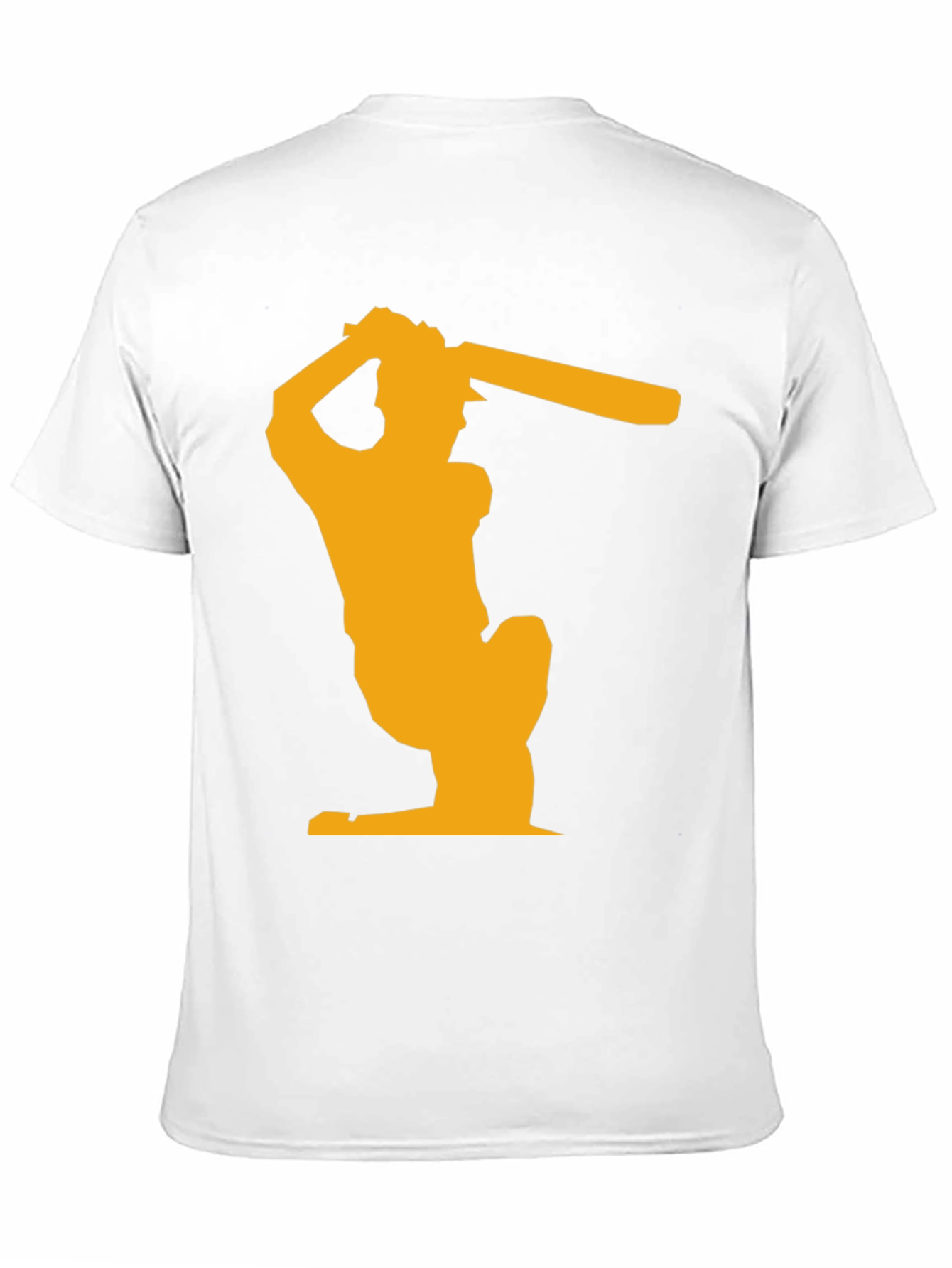Cricket Player Graphic T-Shirt - Black