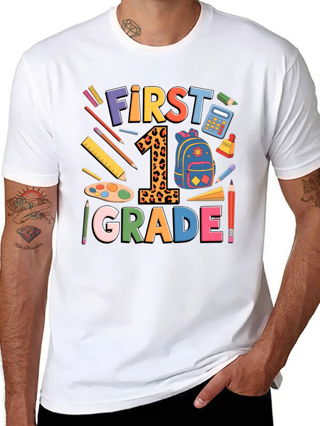 First Grade T-Shirt - Back to School Teacher Shirt