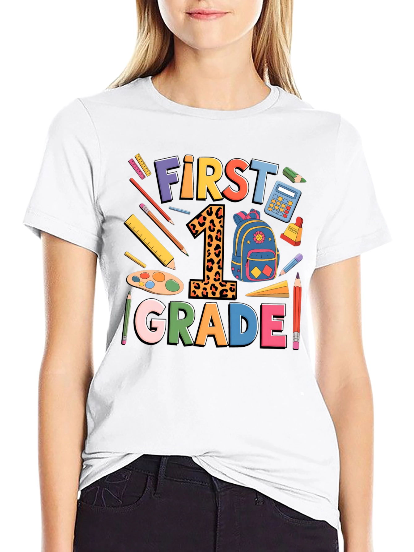 First Grade T-Shirt - Back to School Teacher Shirt