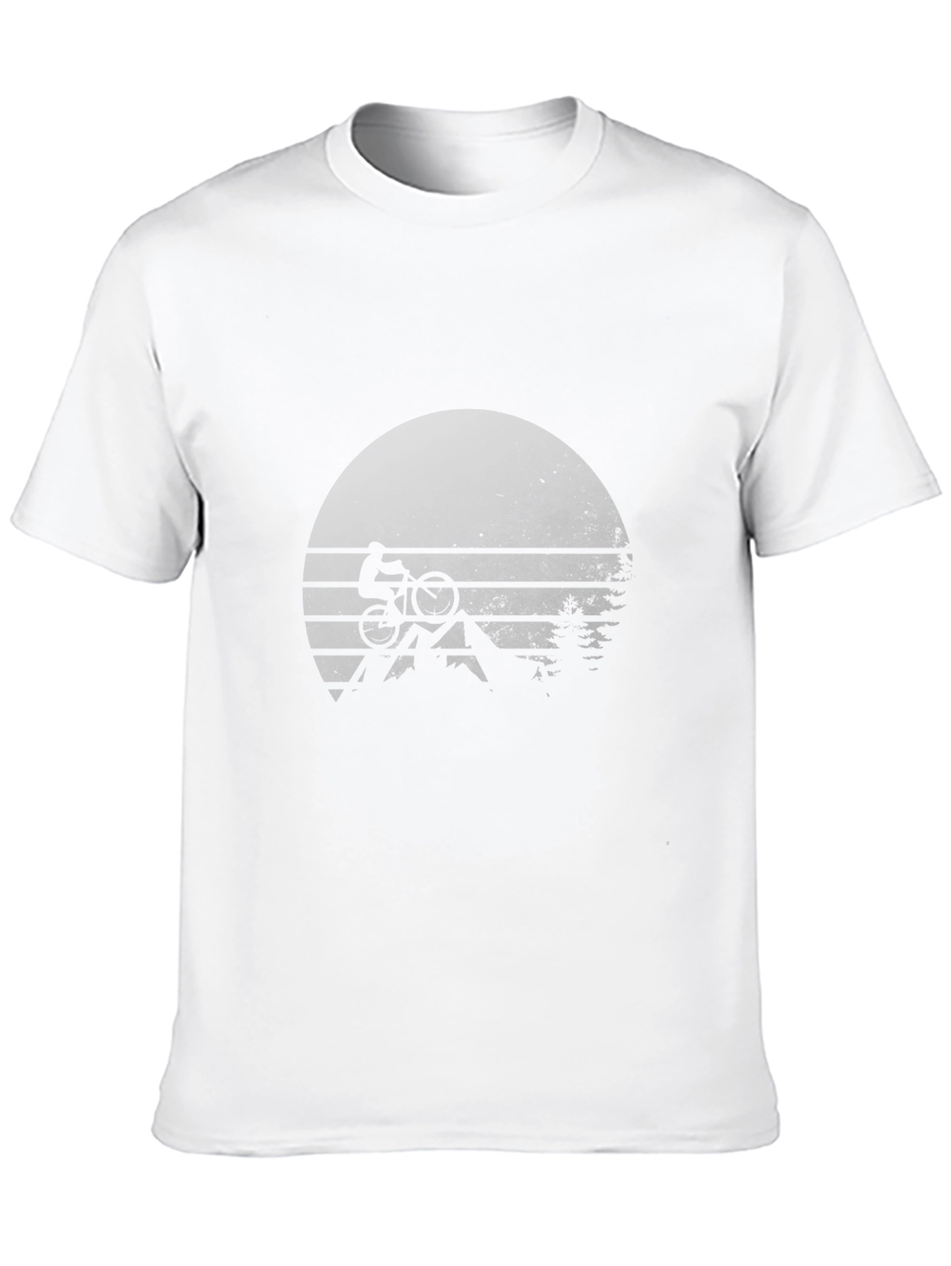Mountain Biker Sunset T-Shirt - Ride the Trails!