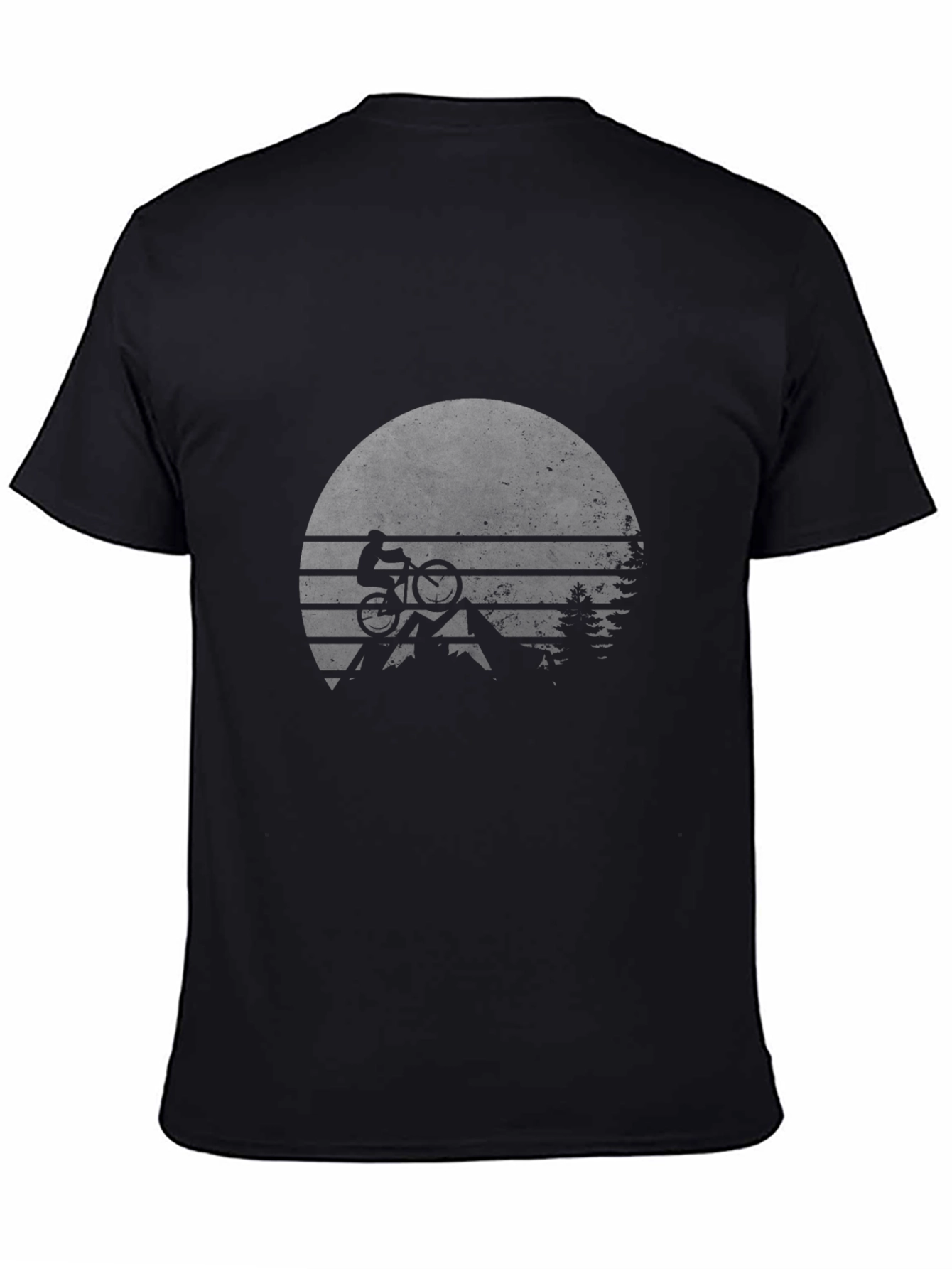 Mountain Biker Sunset T-Shirt - Ride the Trails!