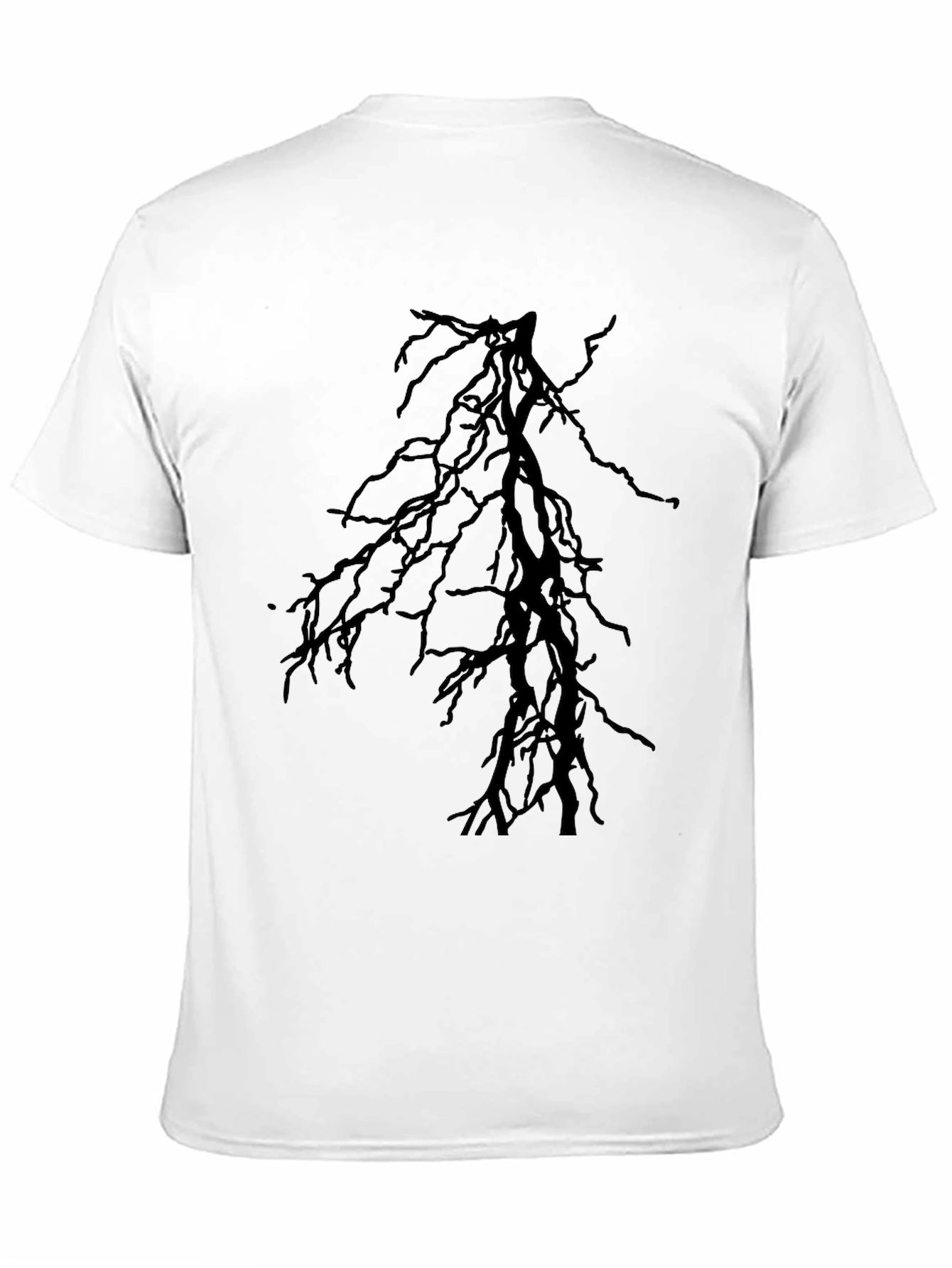 Dark Branches Graphic Black T-Shirt