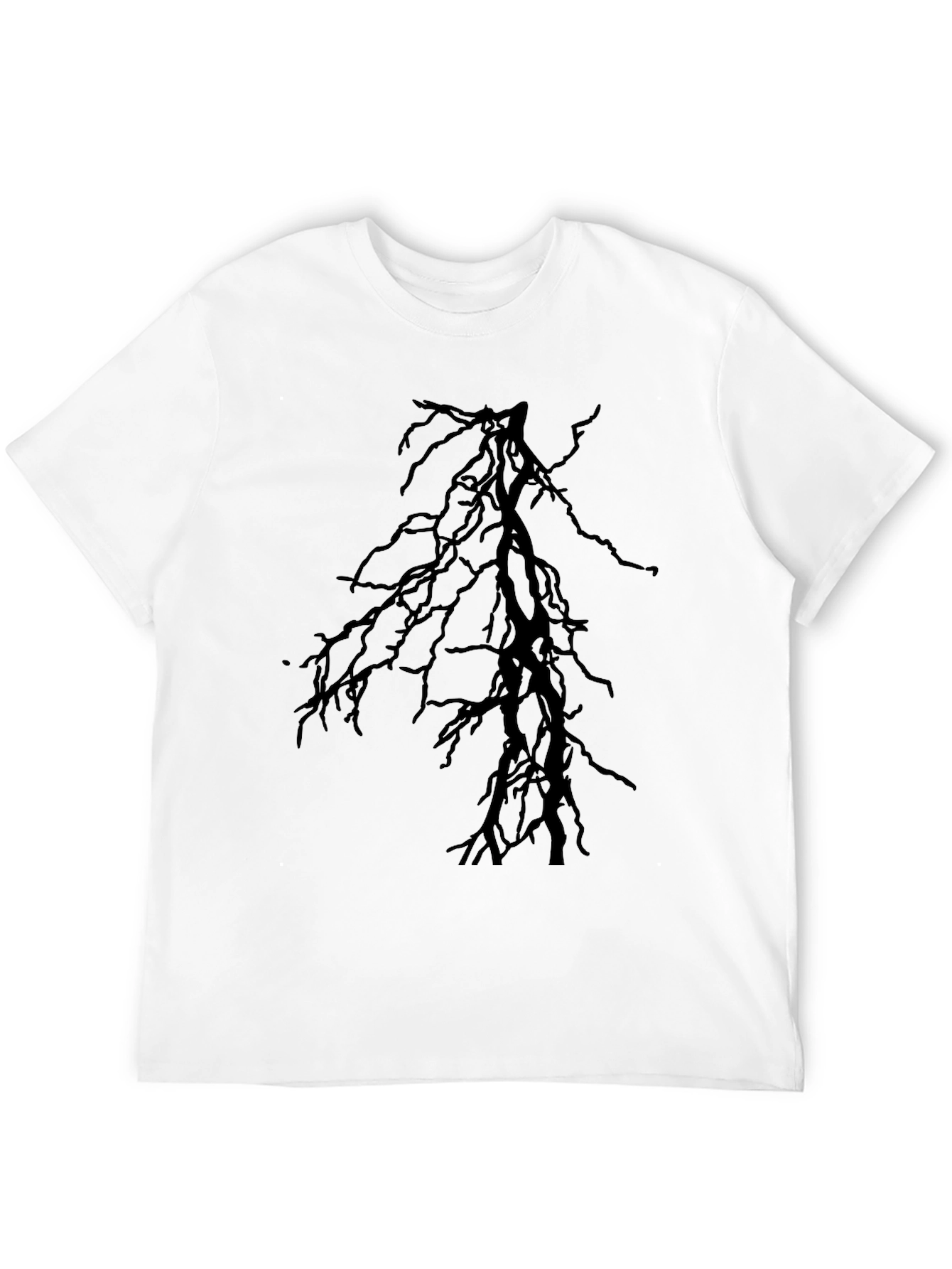 Dark Branches Graphic Black T-Shirt