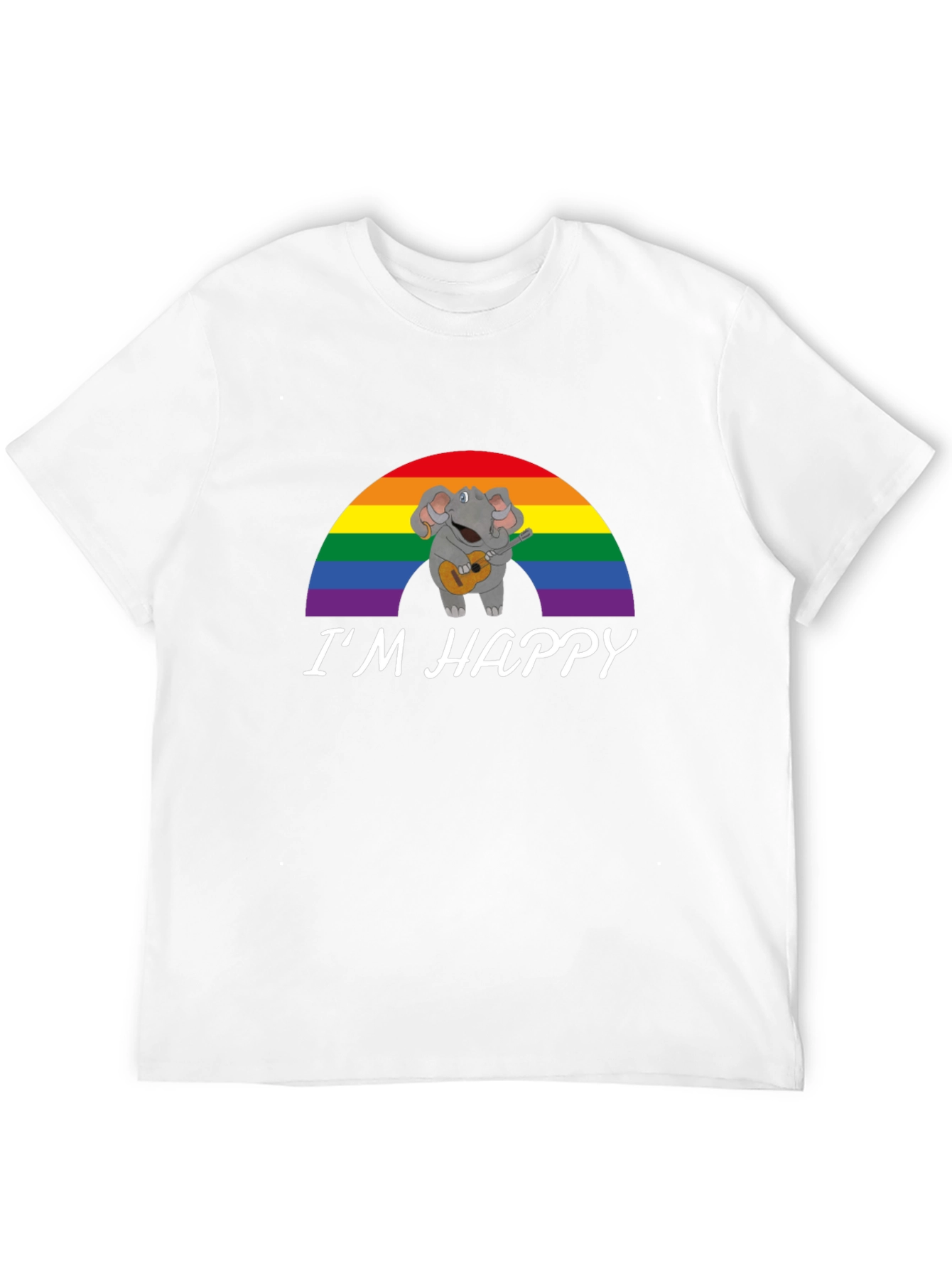 Im Happy Rainbow Elephant T-Shirt