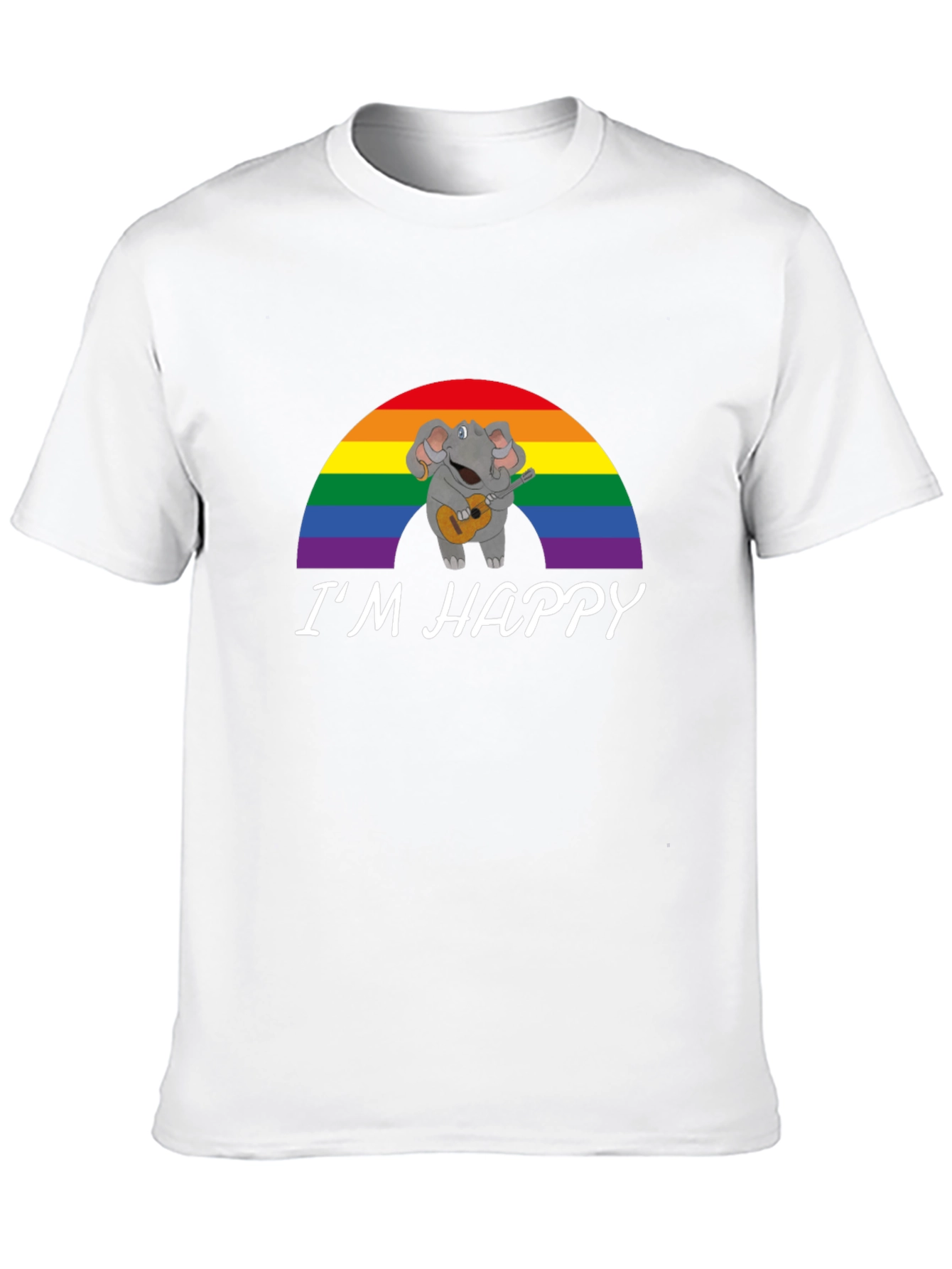 Im Happy Rainbow Elephant T-Shirt