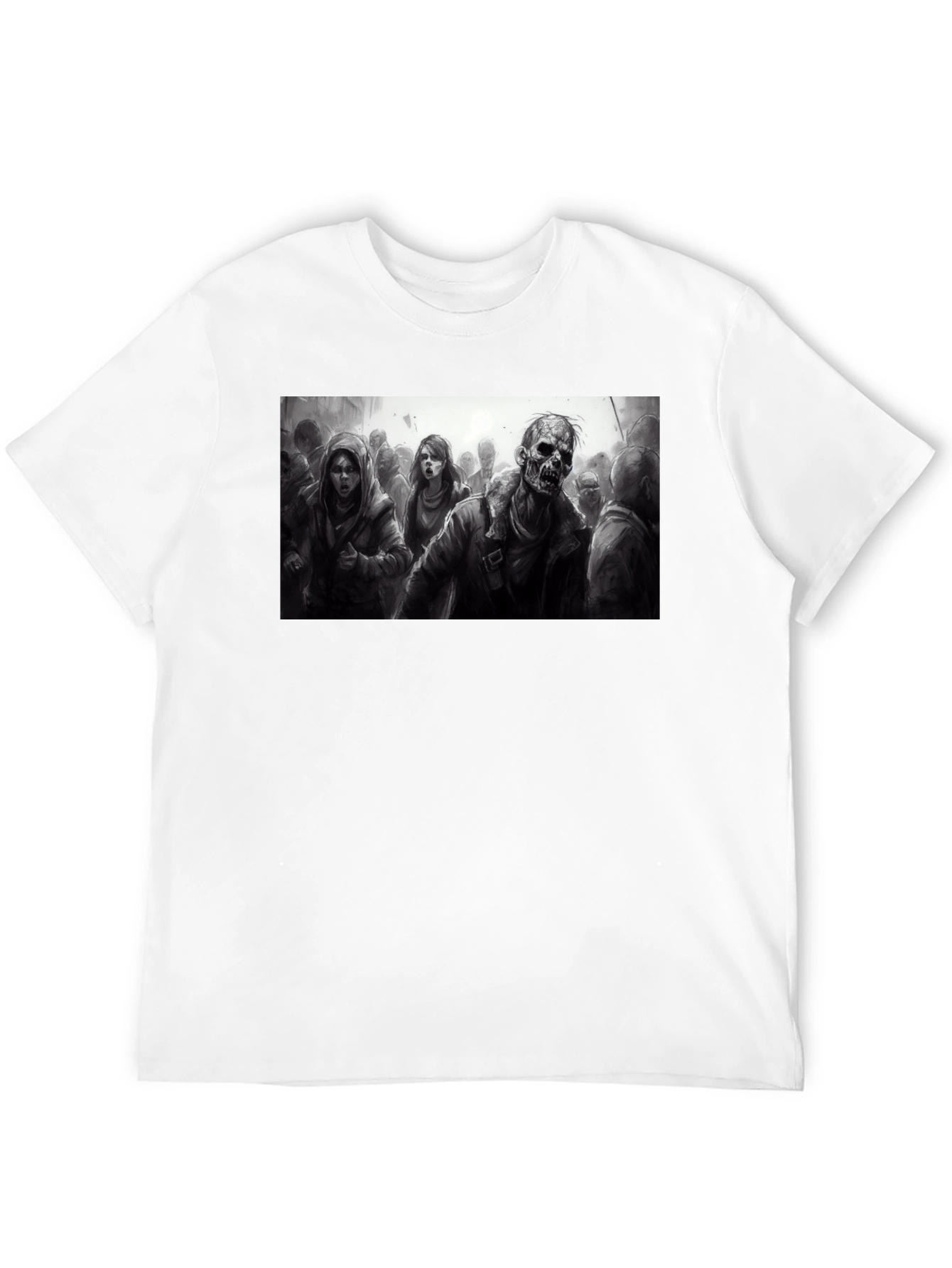 Zombie Horde T-Shirt - Dark Graphic Tee