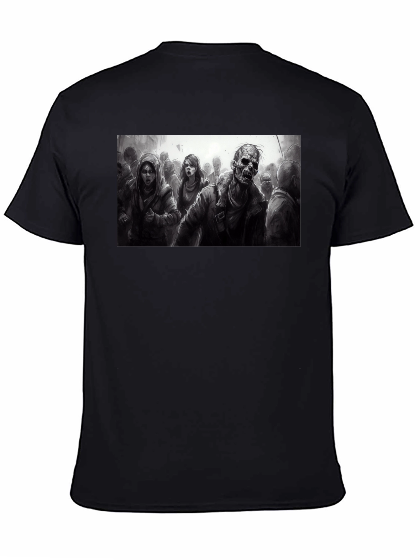 Zombie Horde T-Shirt - Dark Graphic Tee