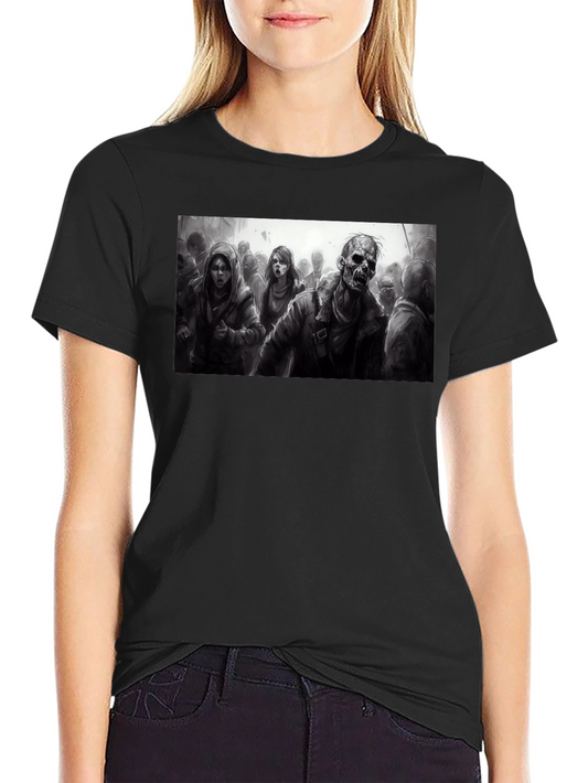Zombie Horde T-Shirt - Dark Graphic Tee
