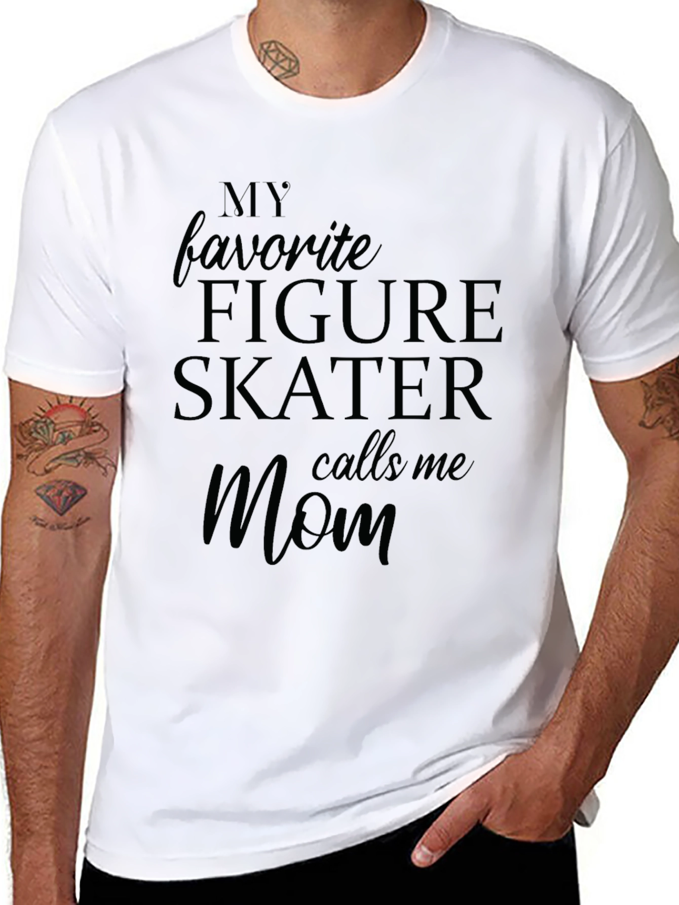 My Favorite Figure Skater Calls Me Mom T-Shirt