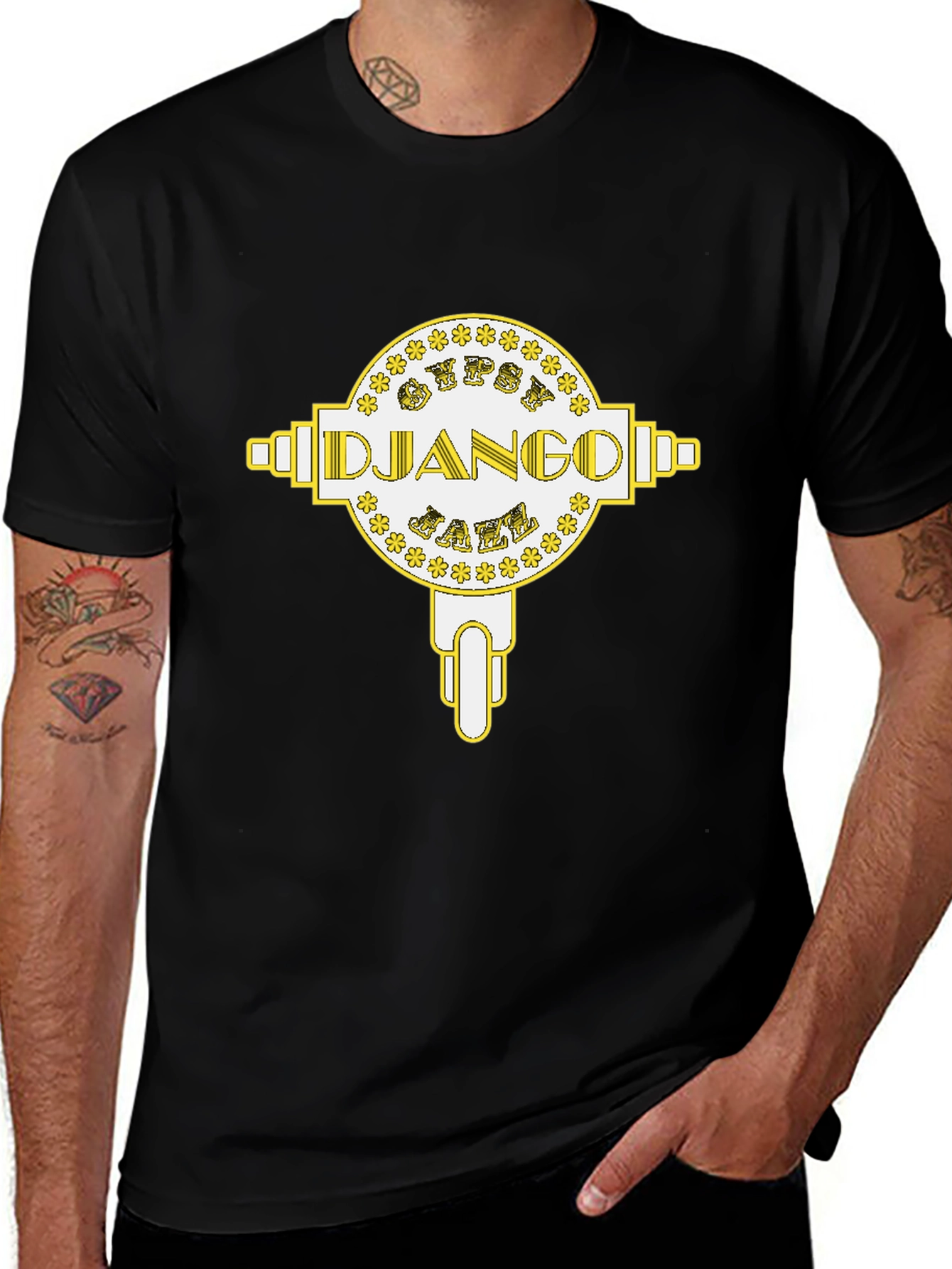 Gypsy Django Jazz Graphic T-Shirt