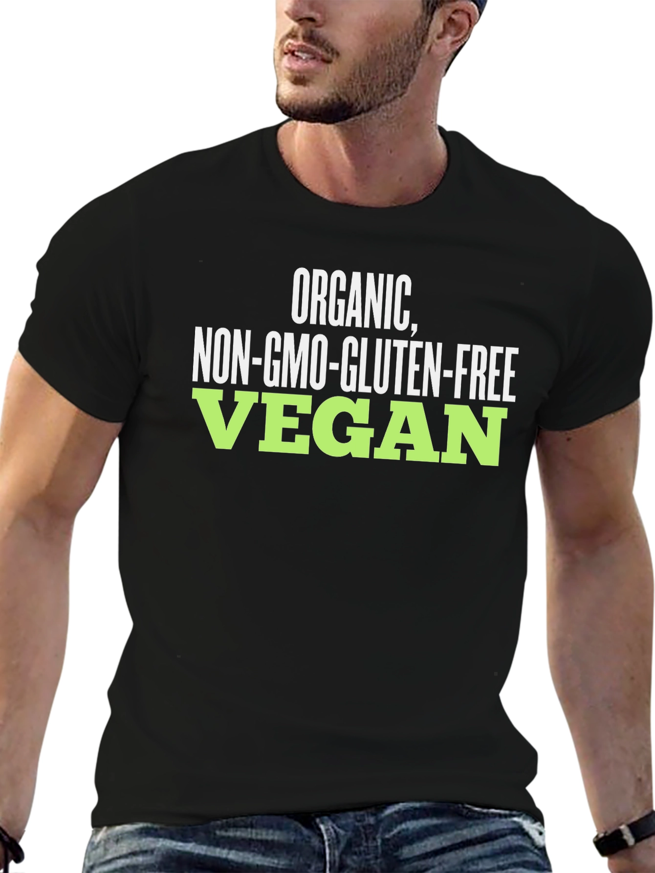 Organic Vegan T-Shirt - Non-GMO Gluten-Free