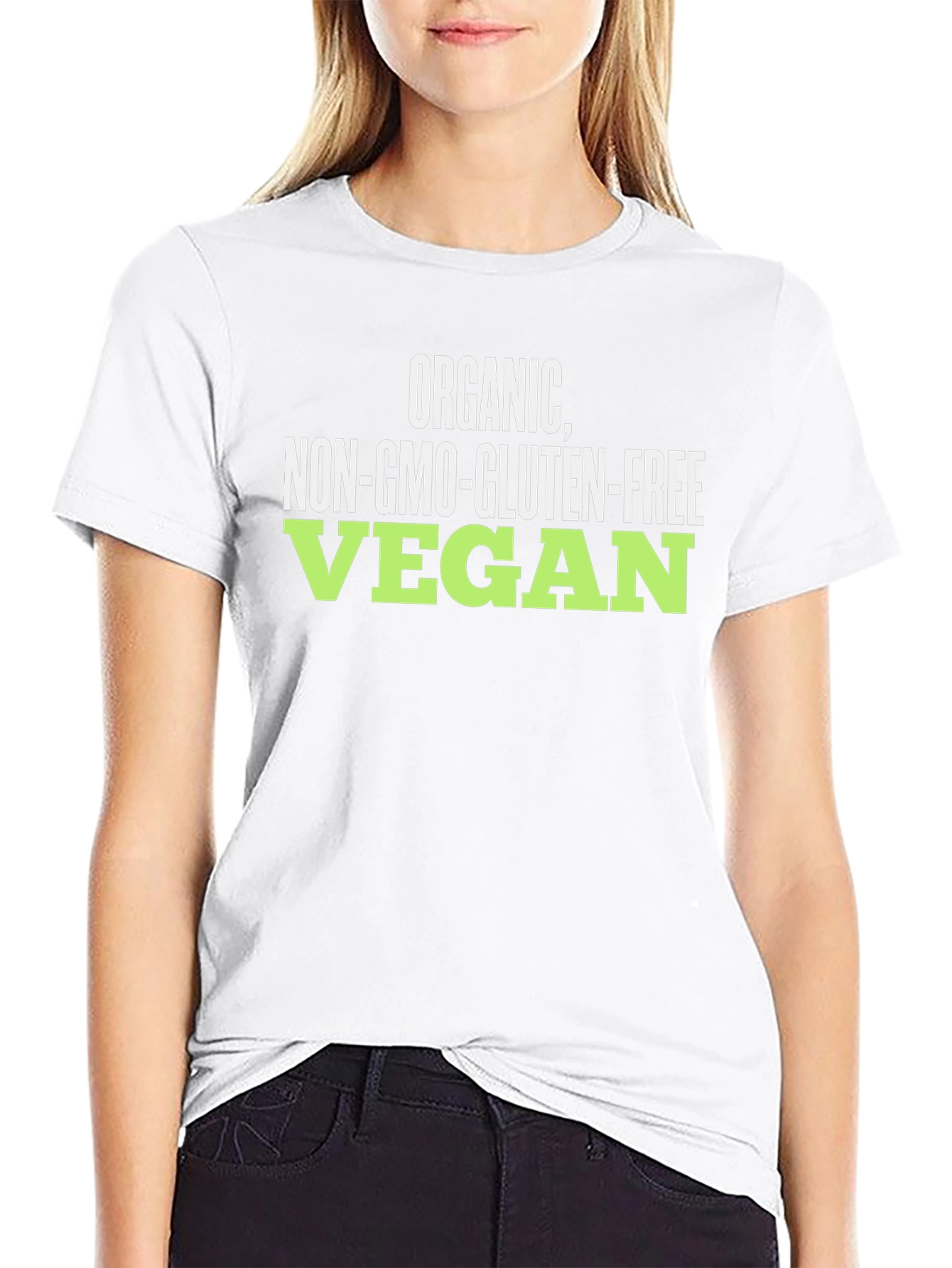 Organic Vegan T-Shirt - Non-GMO Gluten-Free