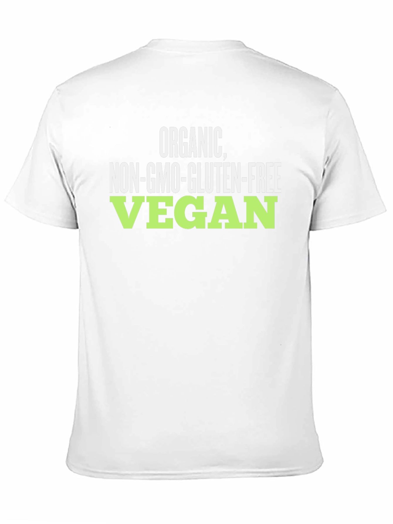 Organic Vegan T-Shirt - Non-GMO Gluten-Free