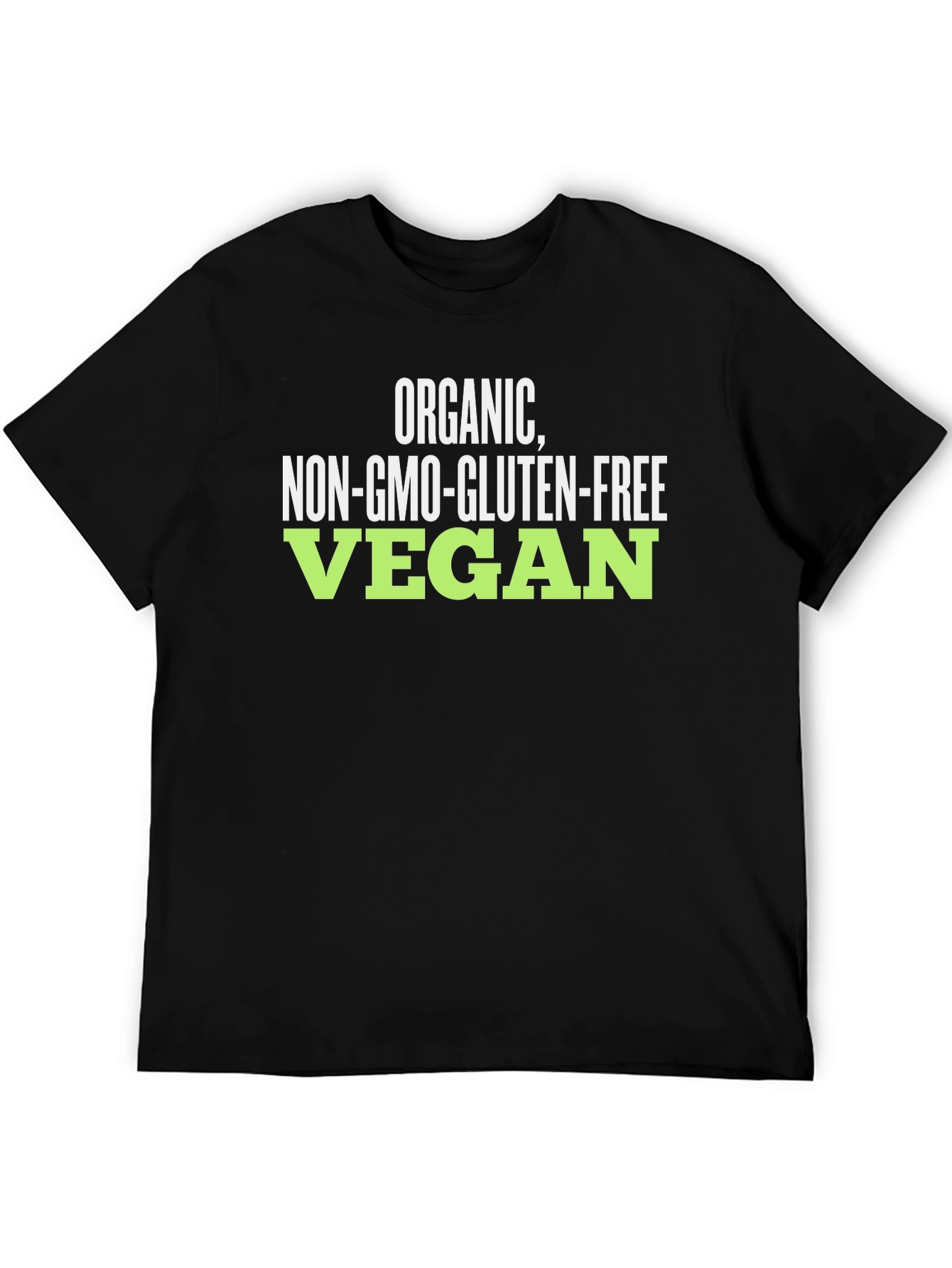 Organic Vegan T-Shirt - Non-GMO Gluten-Free