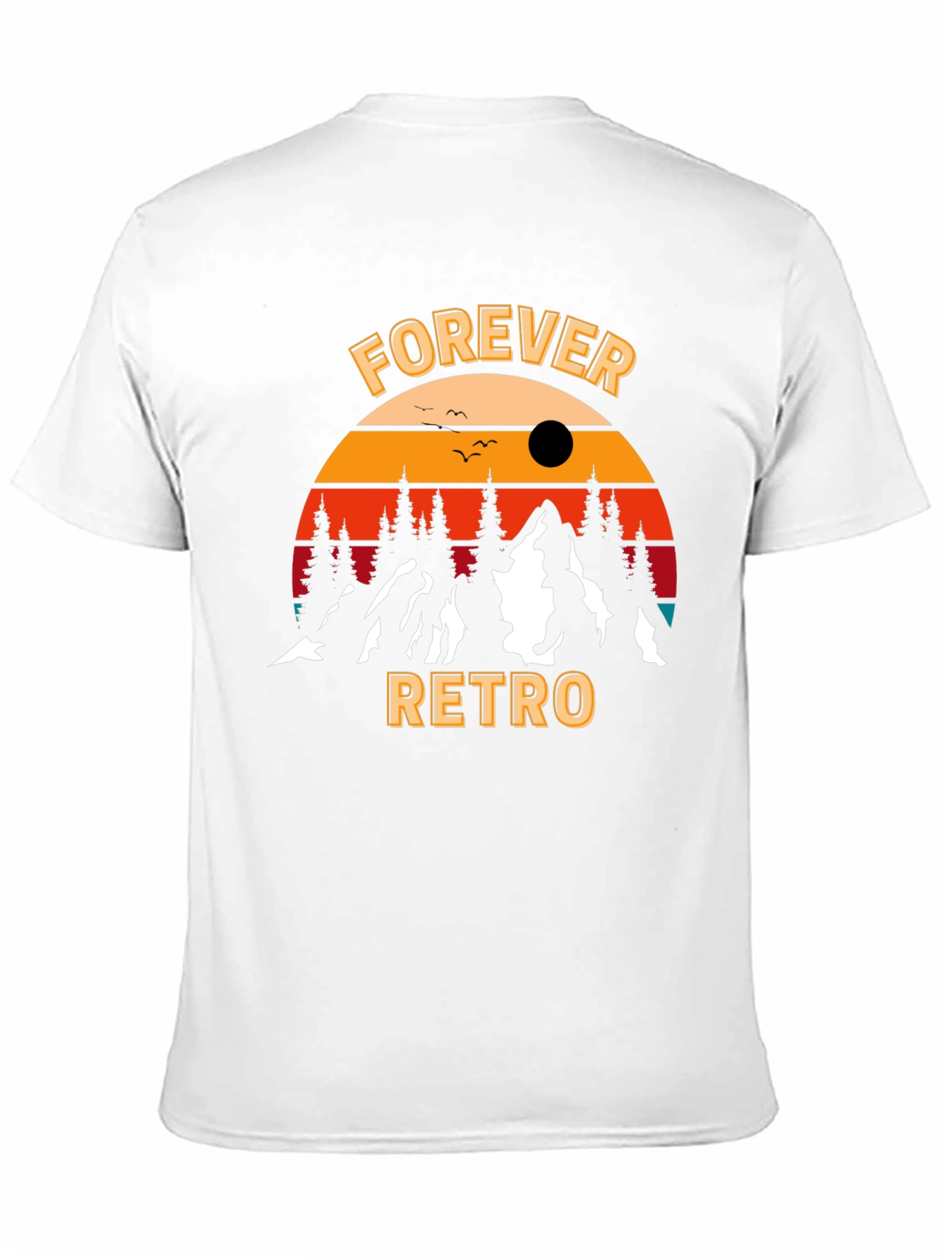 Forever Retro Graphic Tee - Black