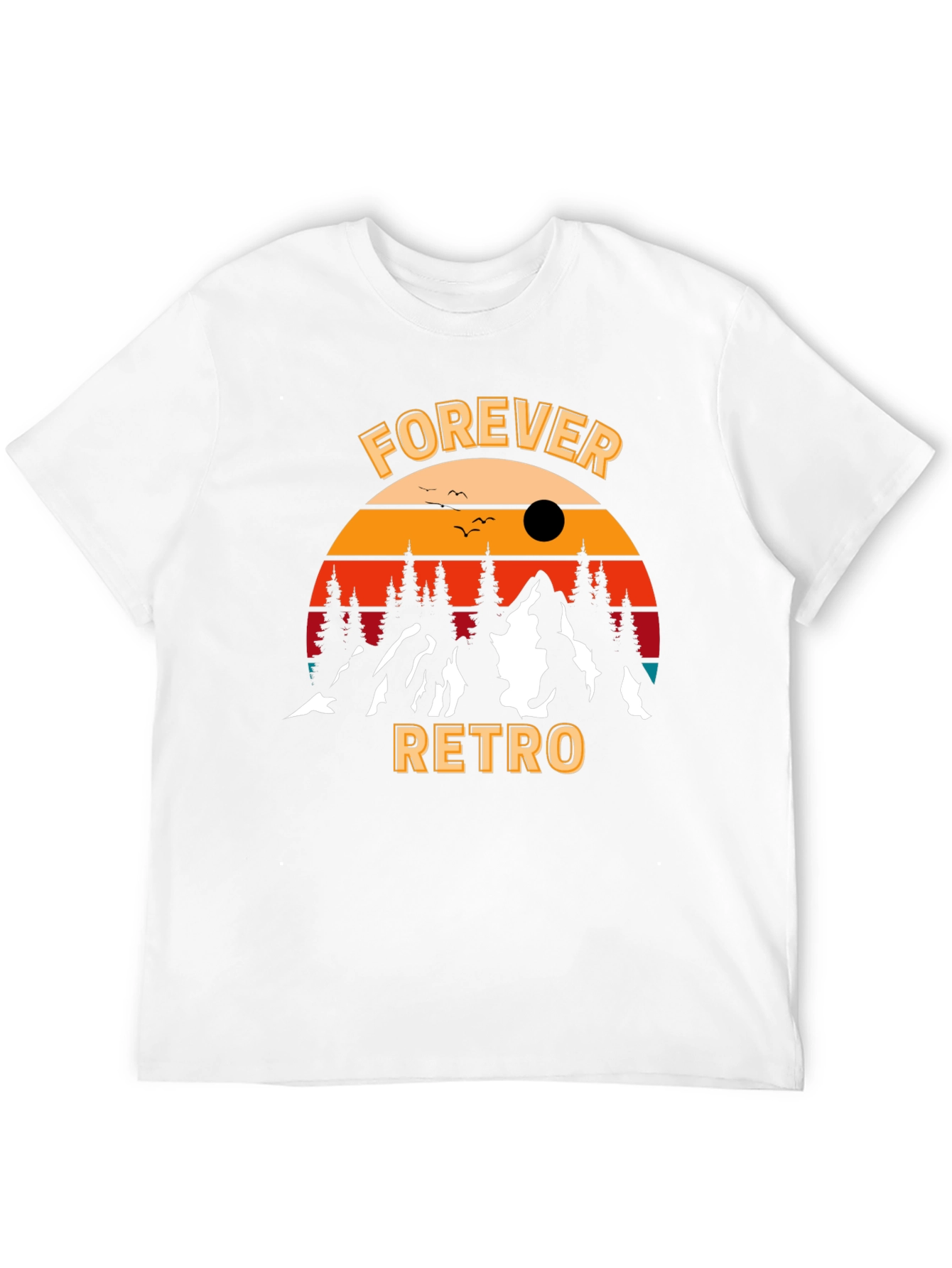 Forever Retro Graphic Tee - Black