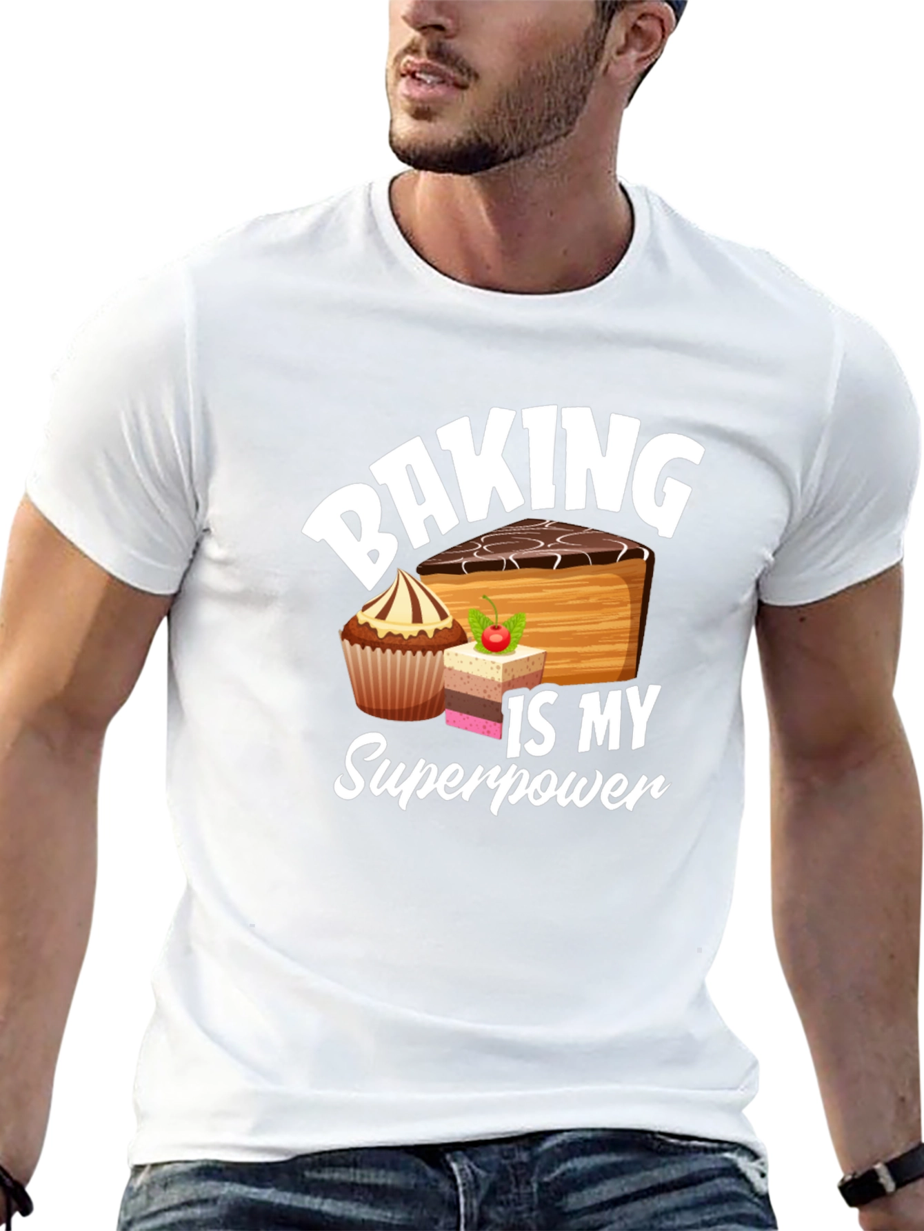 Baking Is My Superpower Graphic Tee