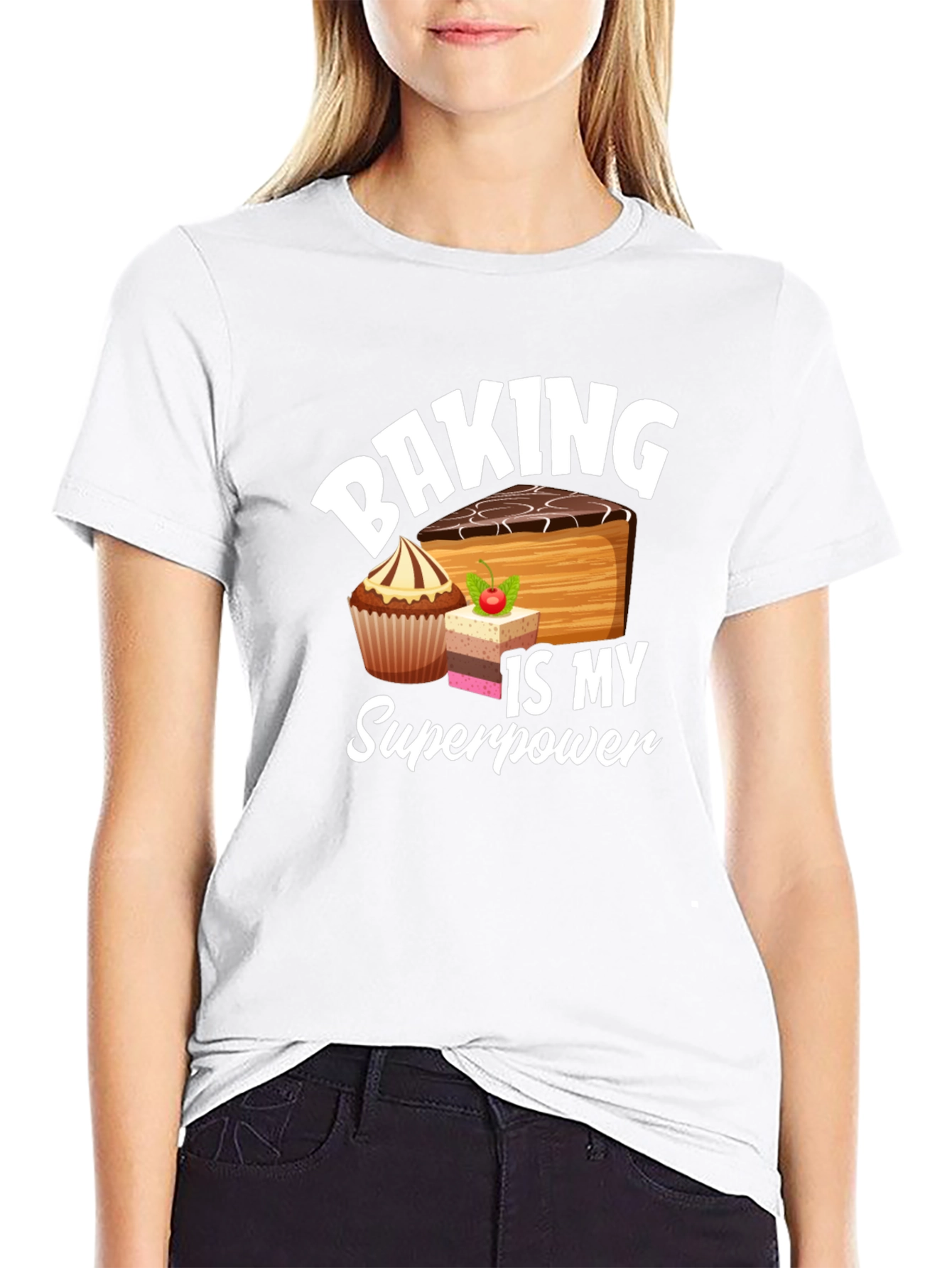 Baking Is My Superpower Graphic Tee