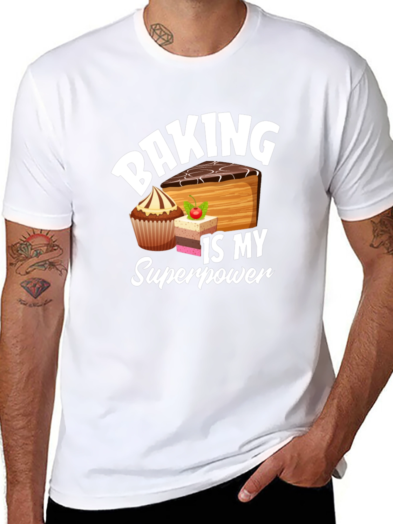 Baking Is My Superpower Graphic Tee