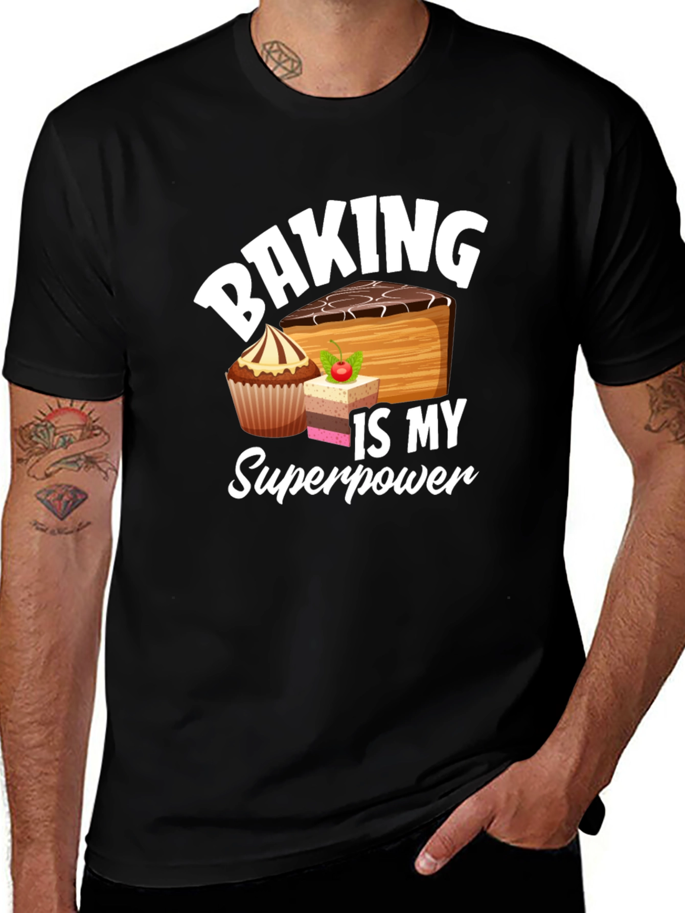 Baking Is My Superpower Graphic Tee