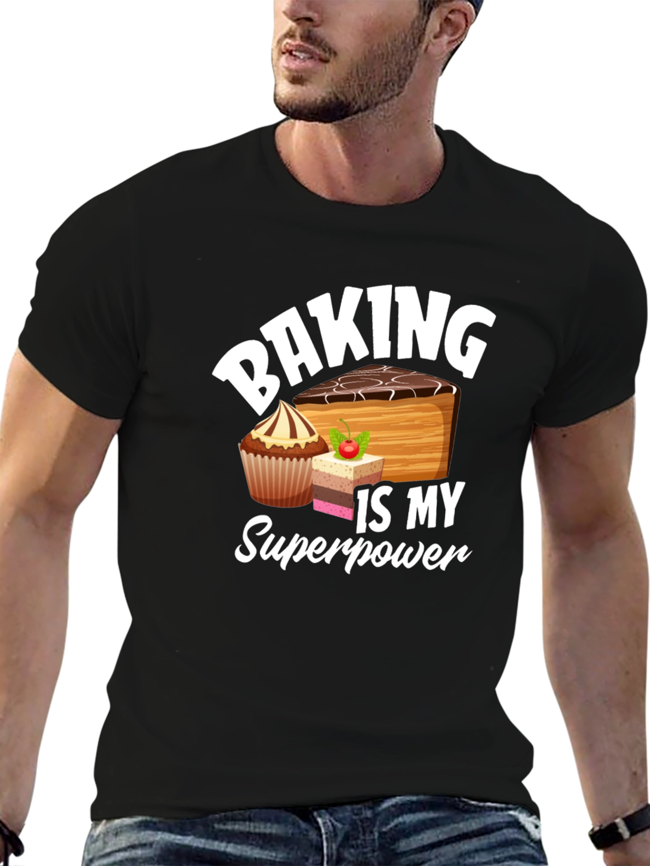 Baking Is My Superpower Graphic Tee