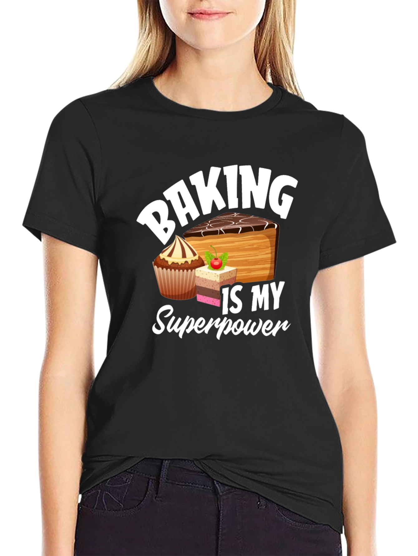 Baking Is My Superpower Graphic Tee