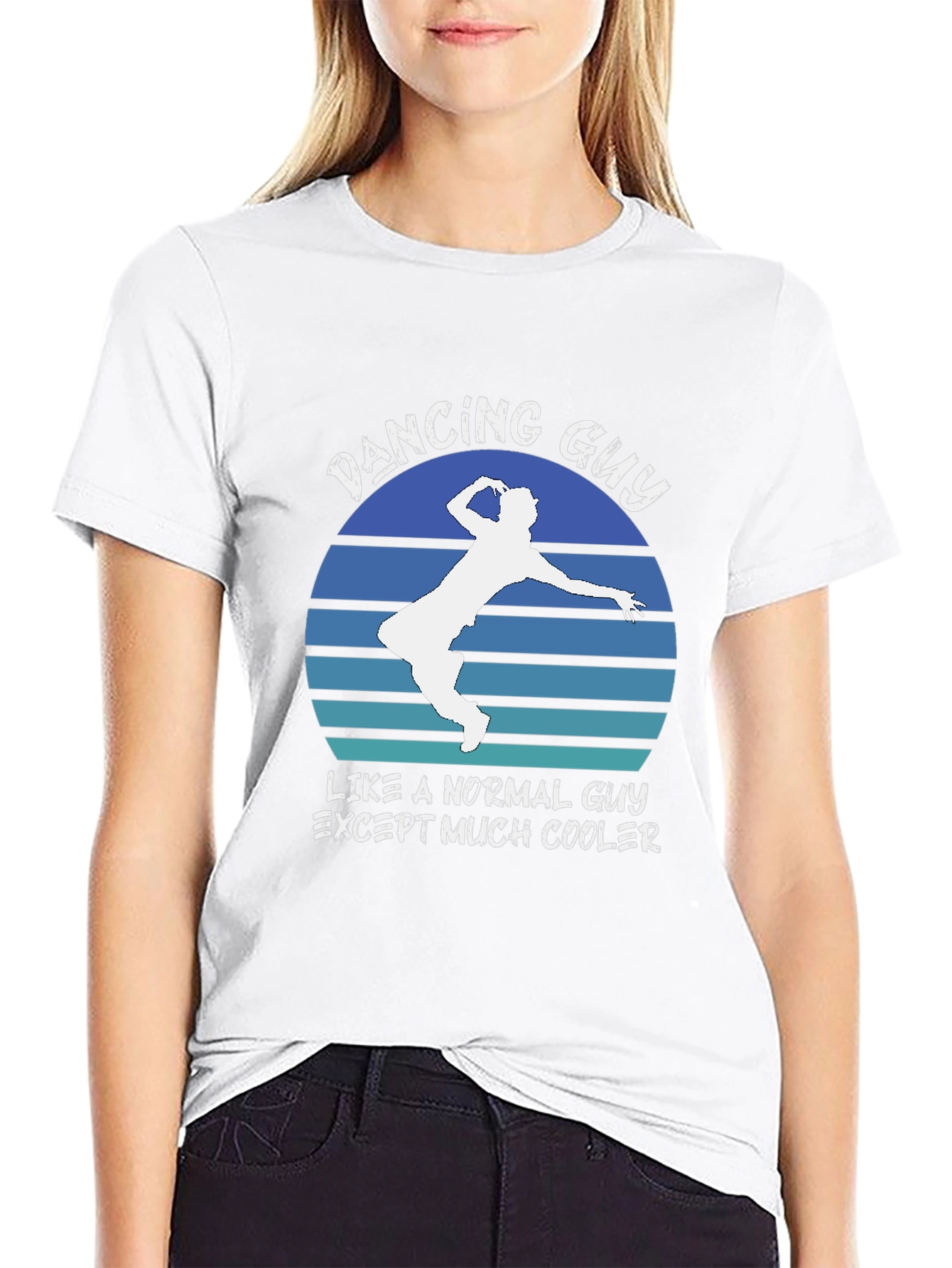 Cool Dancing Guy Graphic T-Shirt