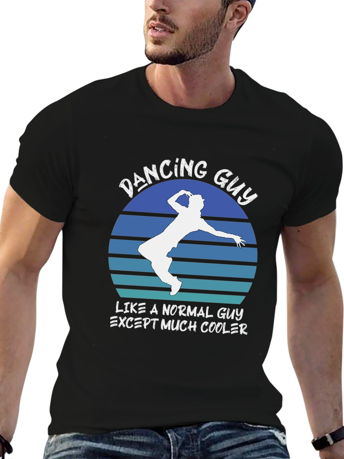Cool Dancing Guy Graphic T-Shirt