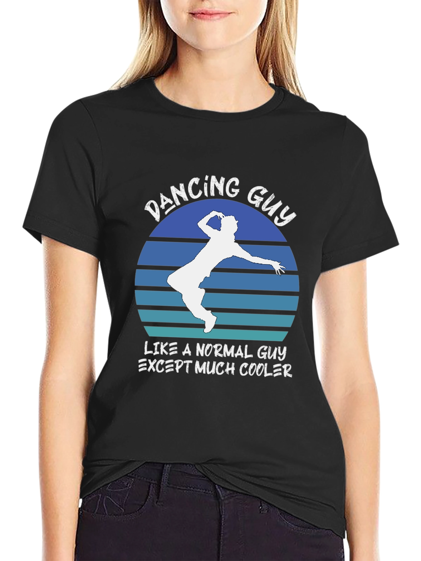 Cool Dancing Guy Graphic T-Shirt