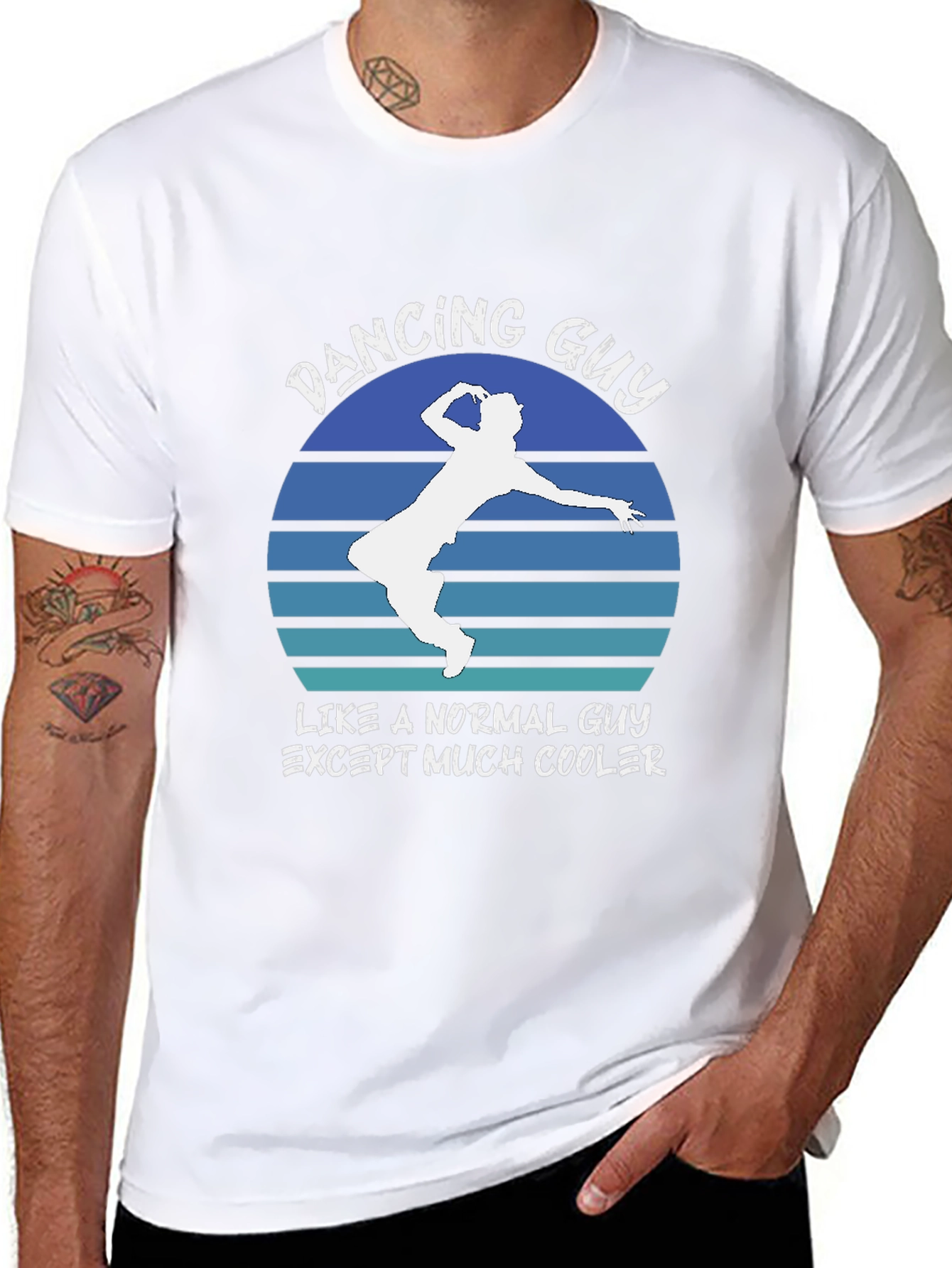 Cool Dancing Guy Graphic T-Shirt