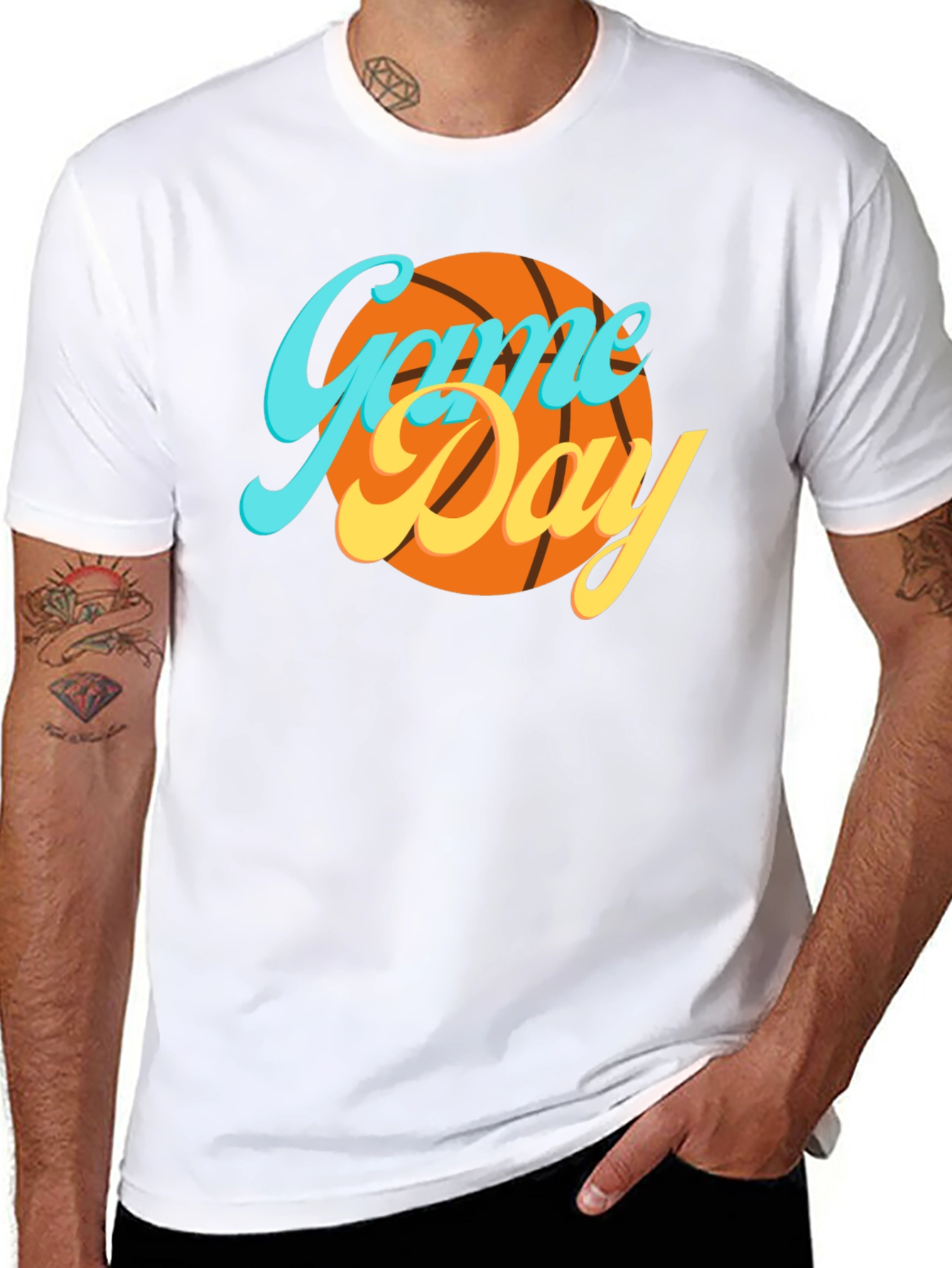 Game Day Basketball Graphic T-Shirt
